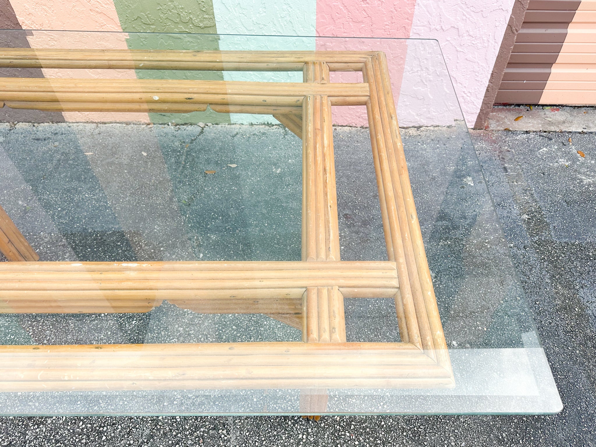 Warehouse Wednesday: Grid Top Rattan Dining Table - Image 10