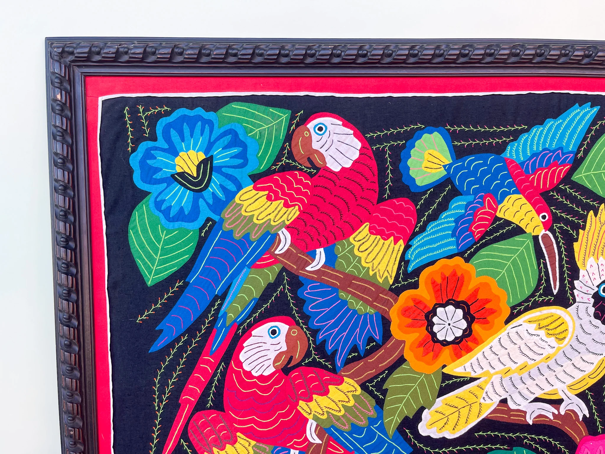 Warehouse Wednesday Sale: Handmade Tropical Bird Tapestry - Image 6