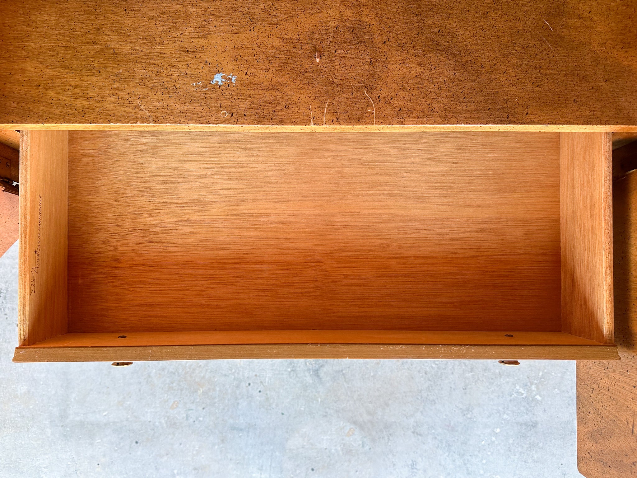 Handsome Faux Bamboo Armoire - Image 5