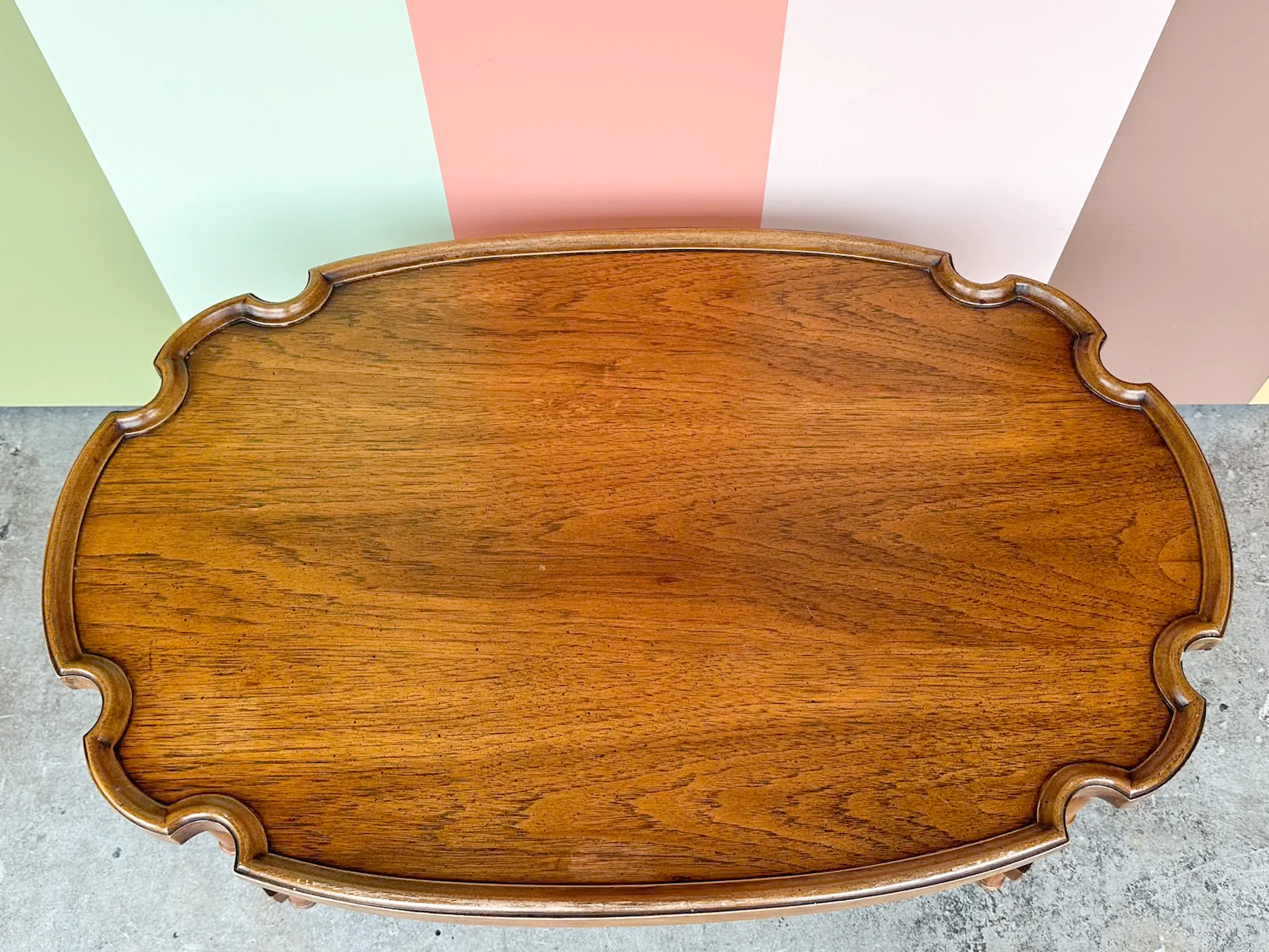 Handsome Faux Bamboo Coffee Table - Image 3