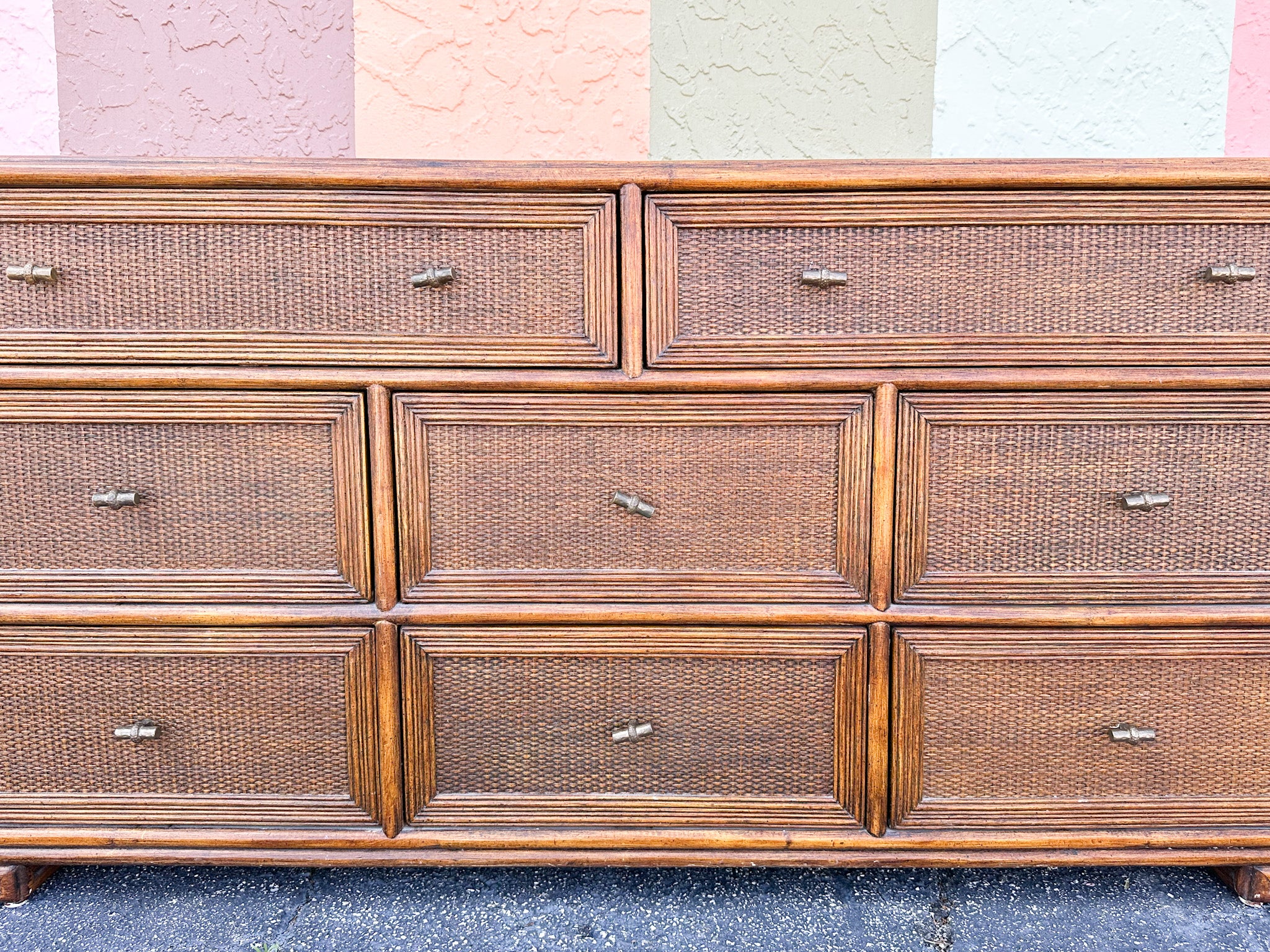 Handsome Ficks Reed Rattan Dresser - Image 13