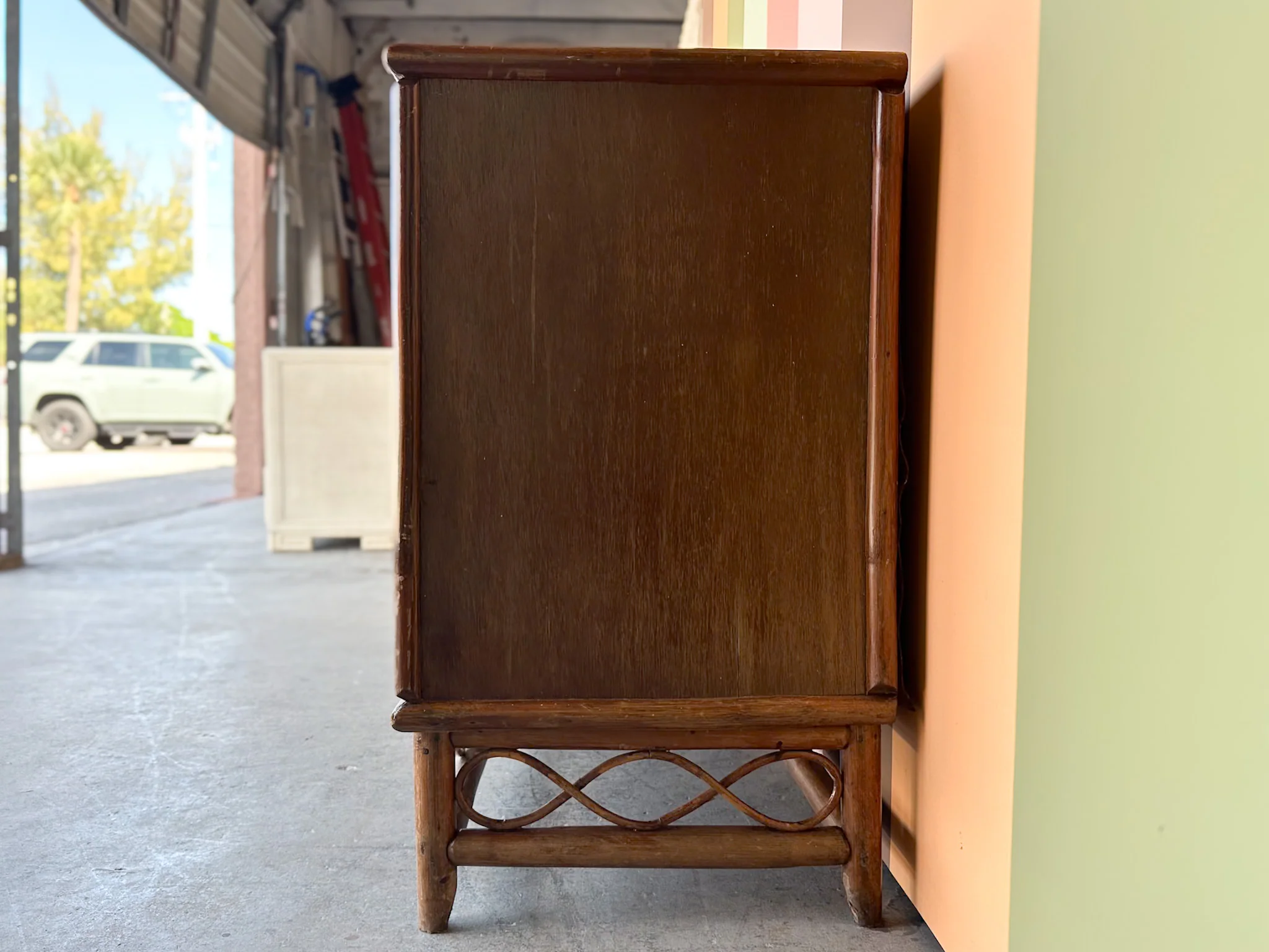 Handsome Rattan Dresser - Image 5