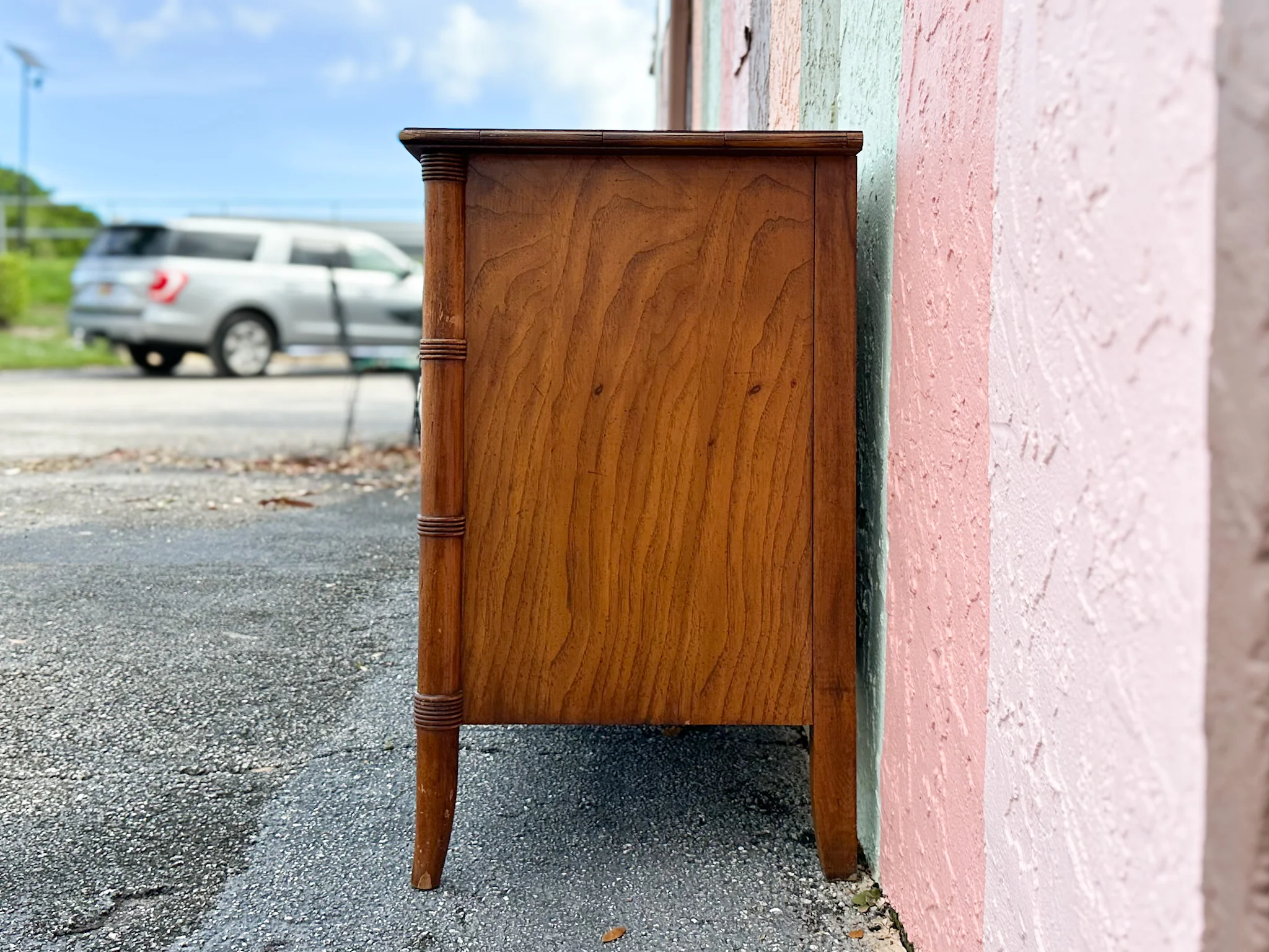 Handsome Thomasville Faux Bamboo Dresser - Image 10