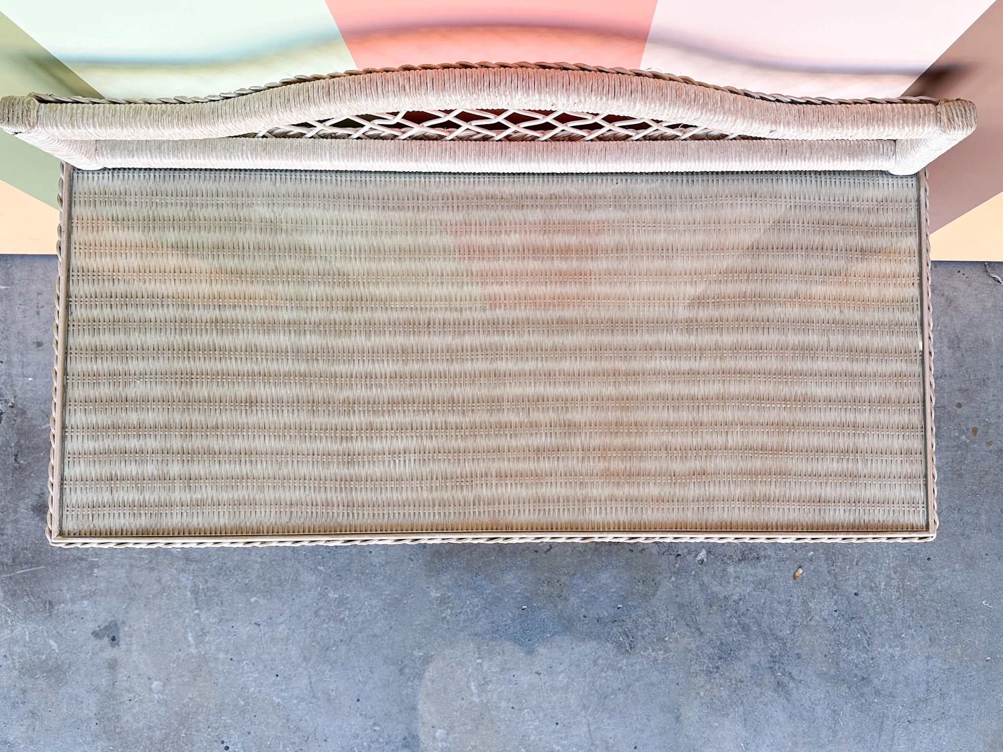 Henry Link Braided Wicker Desk - Image 7