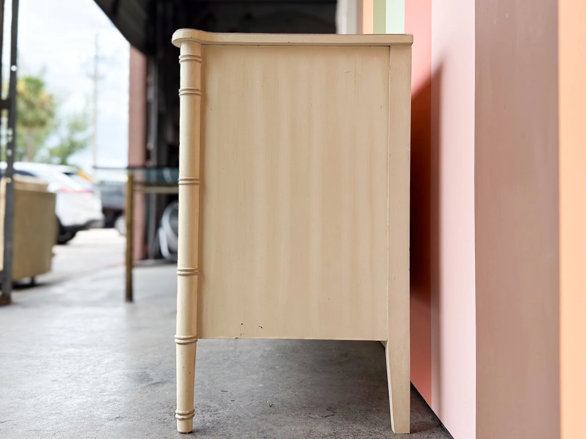 Henry Link Faux Bamboo Dresser - Image 11
