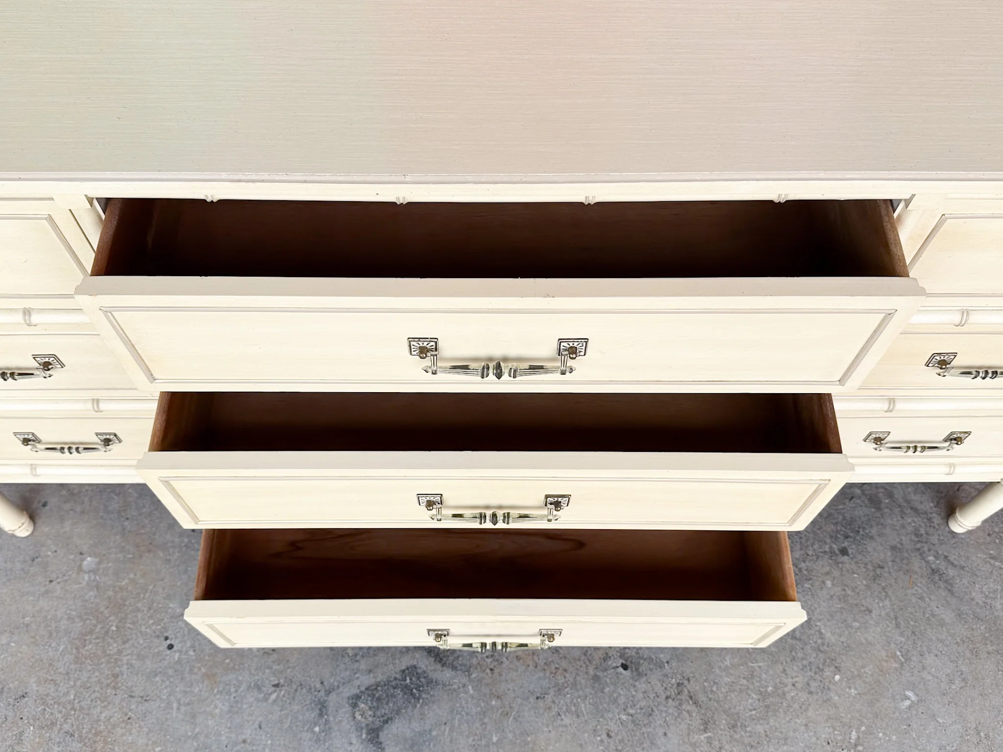 Henry Link Faux Bamboo Dresser - Image 8