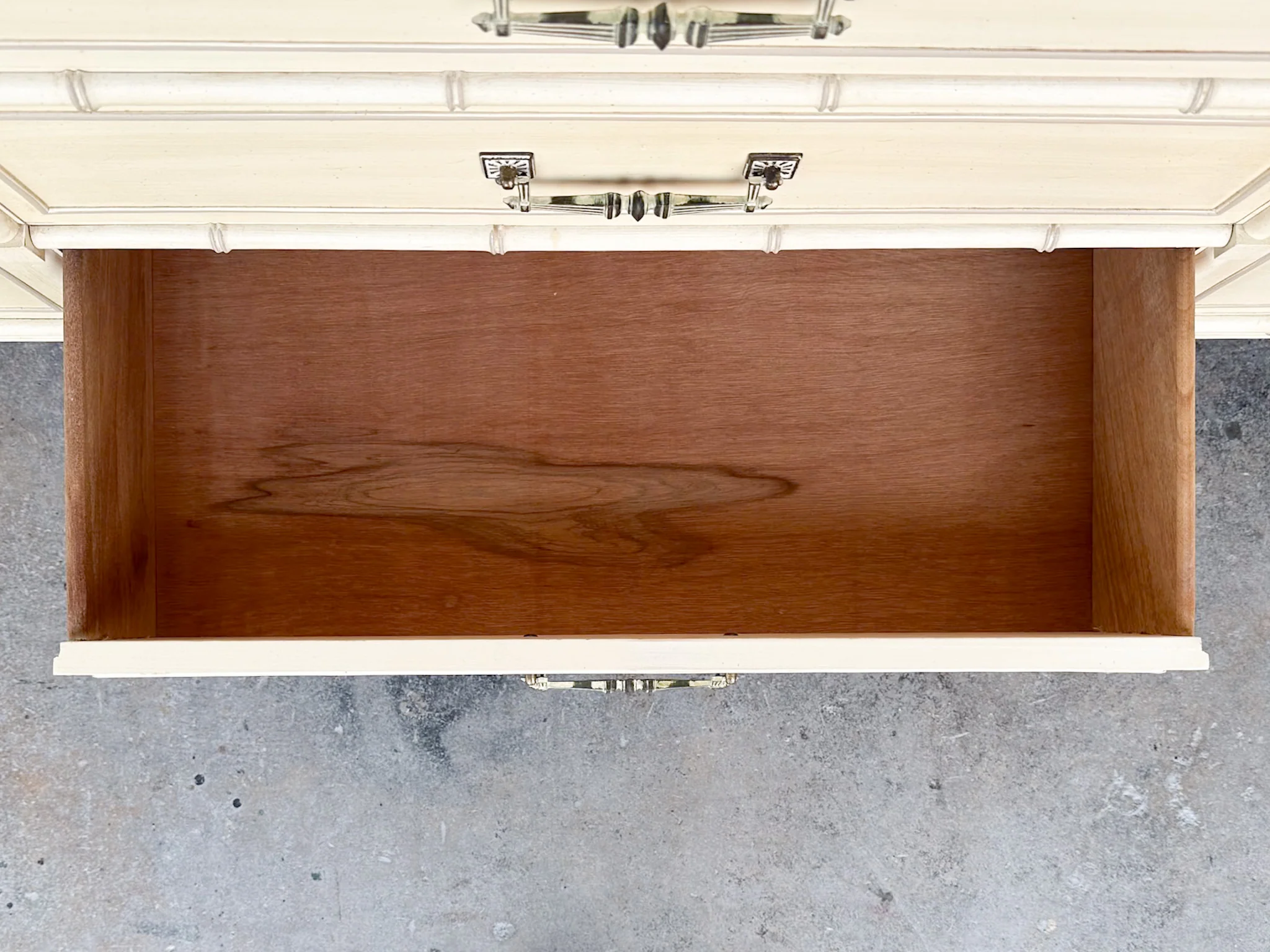 Henry Link Faux Bamboo Dresser - Image 9