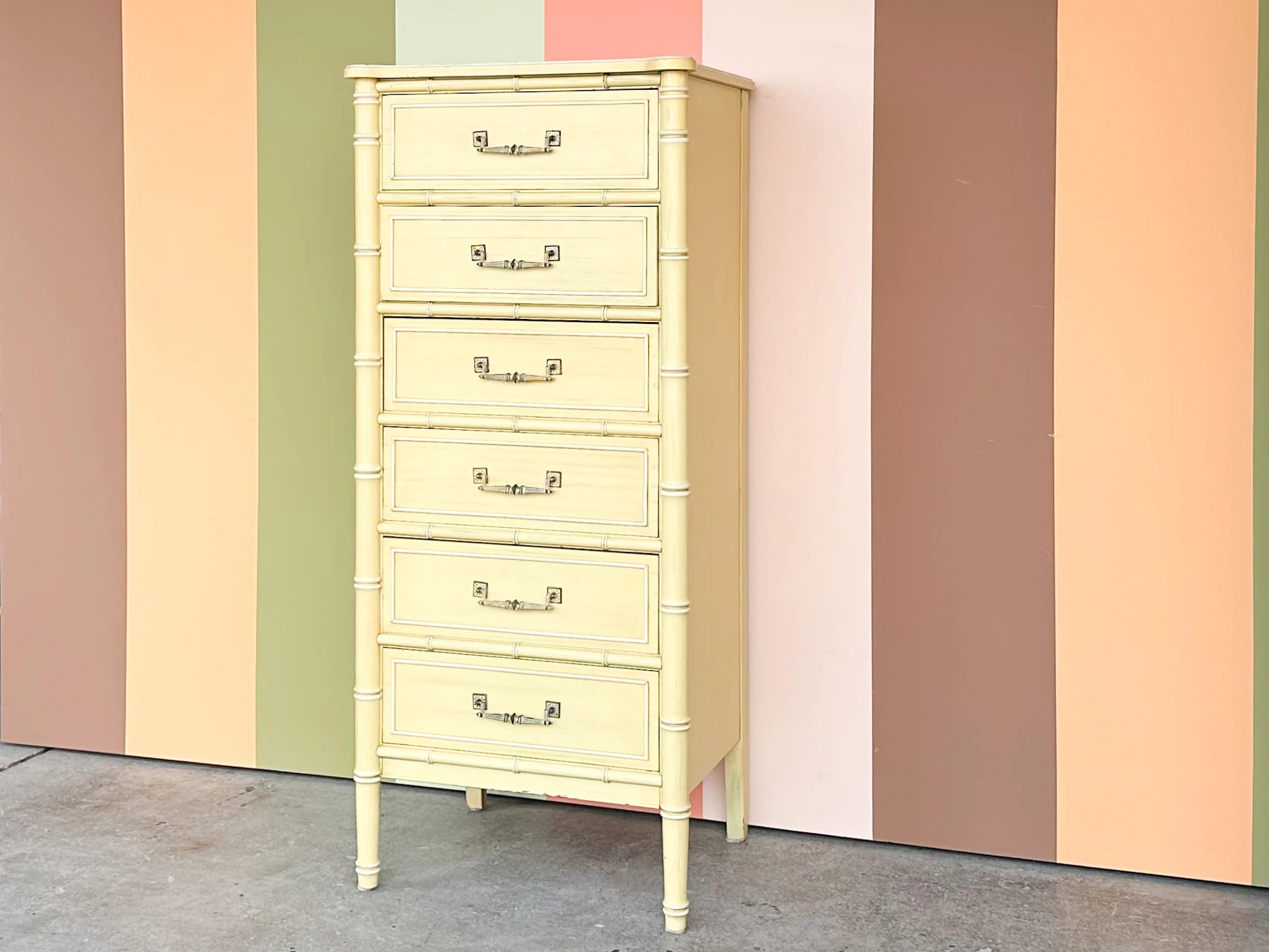 Henry Link Faux Bamboo Lingerie Chest - Image 2