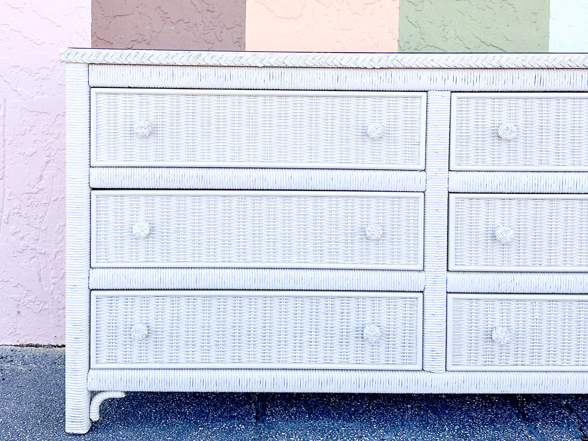 Henry Link Wicker Dresser - Image 15