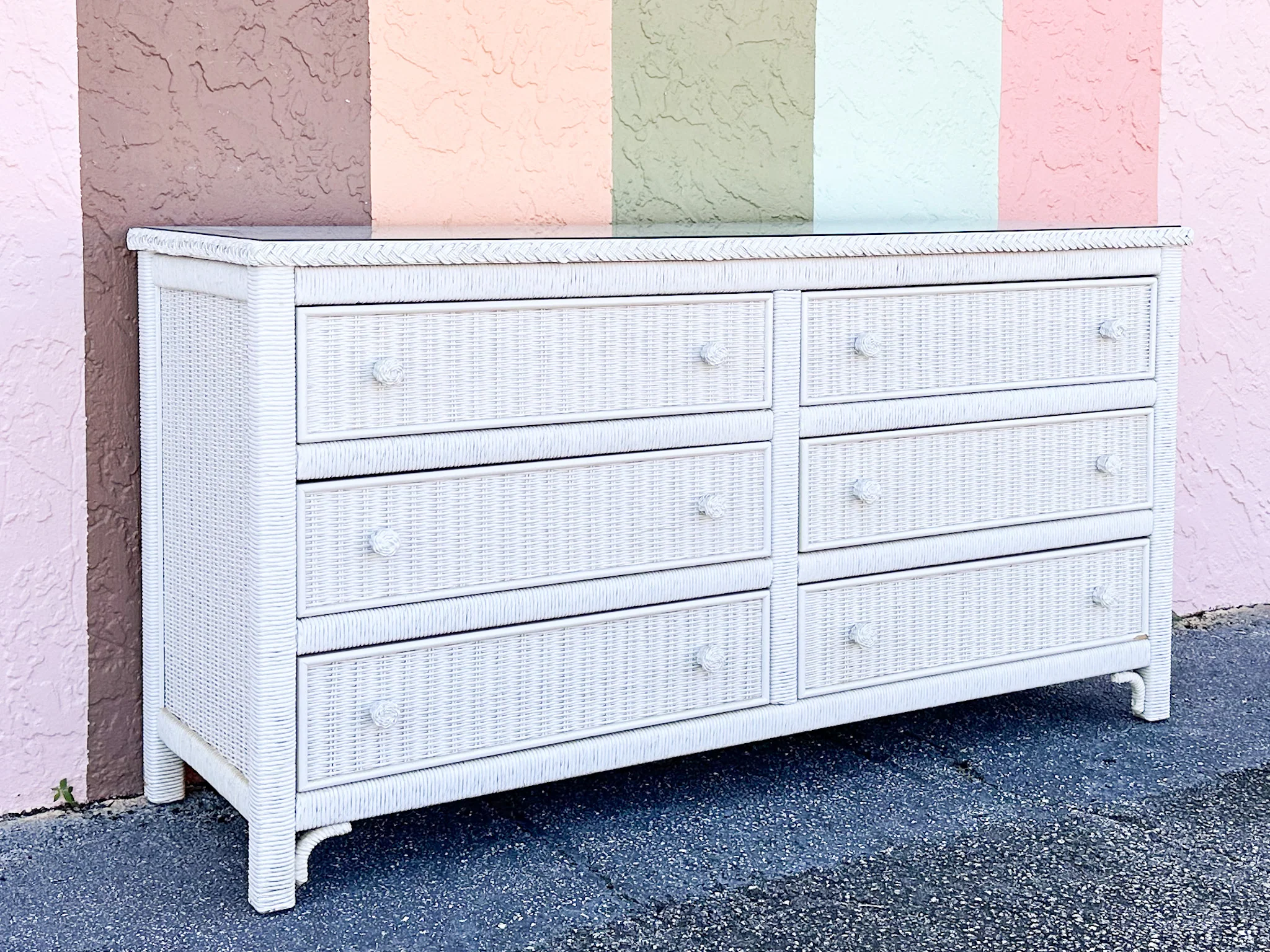 Henry Link Wicker Dresser - Image 16