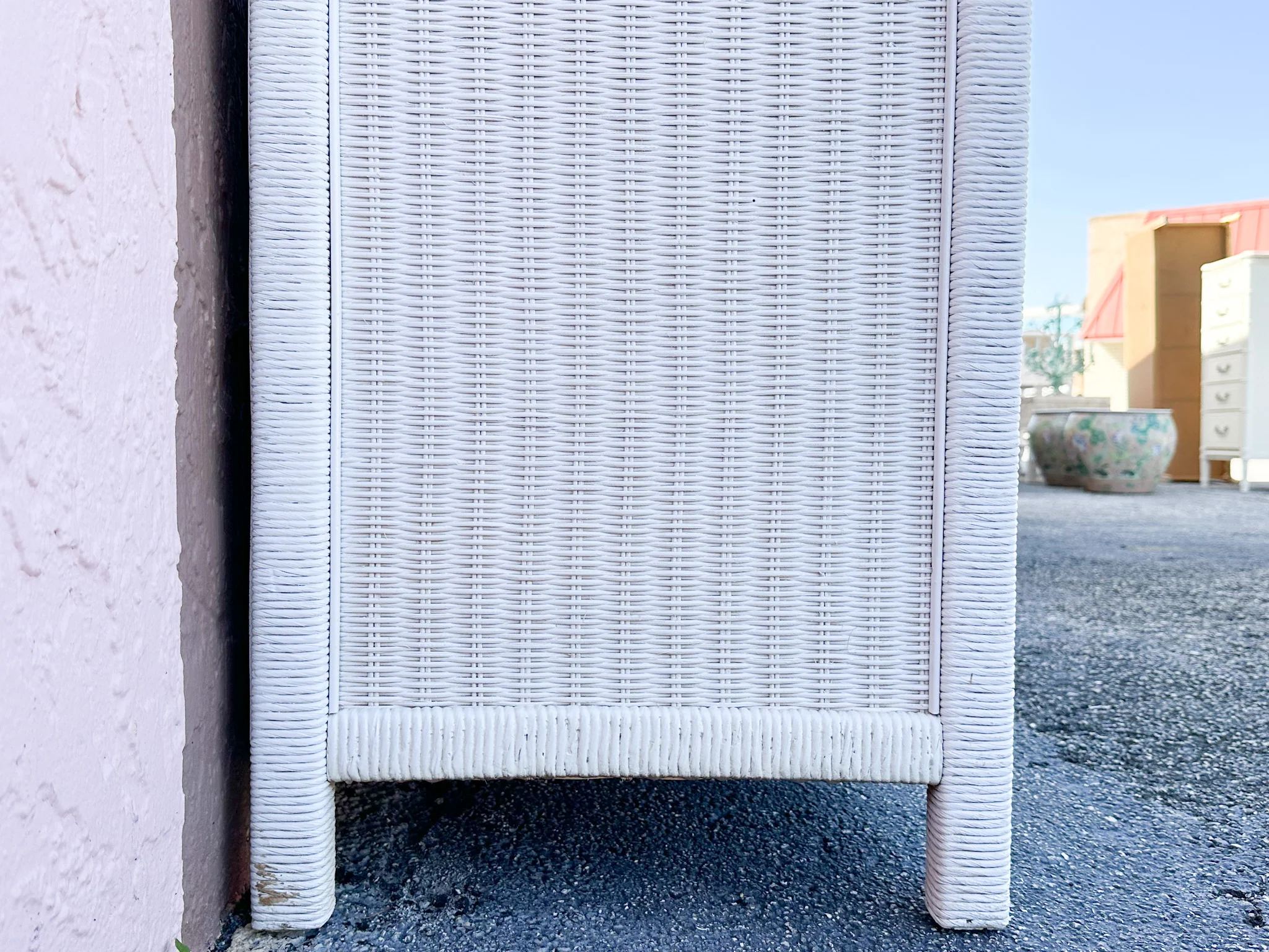 Henry Link Wicker Dresser - Image 4