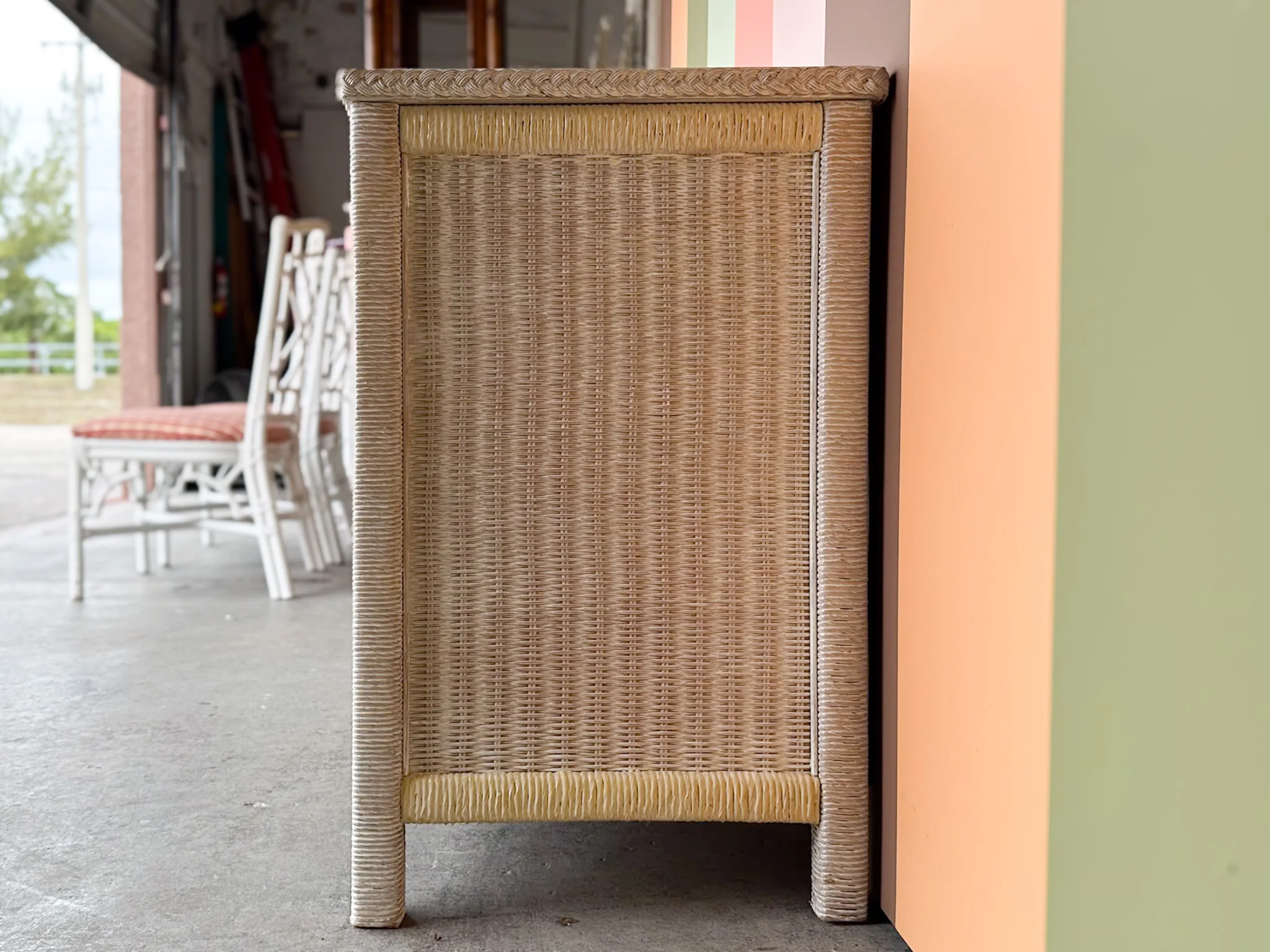 Henry Link Wicker Dresser - Image 9