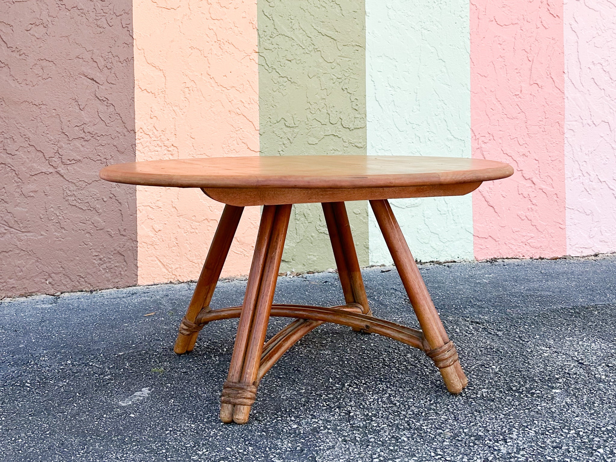 Heywood Wakefield Ashcraft Revolving Coffee Table - Image 3