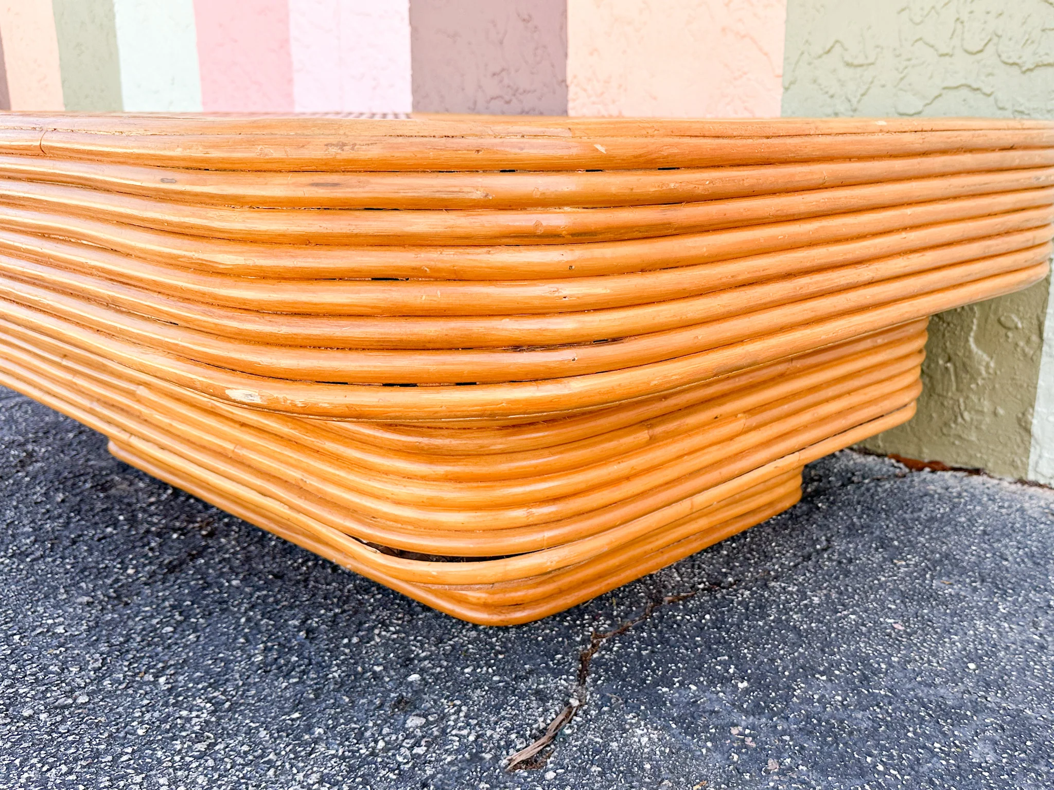 Island Chic Bamboo Coffee Table - Image 4