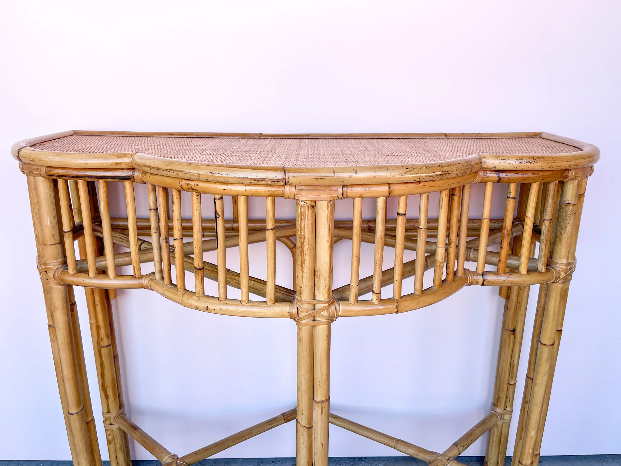 Island Chic Bamboo  Demilune - Image 4