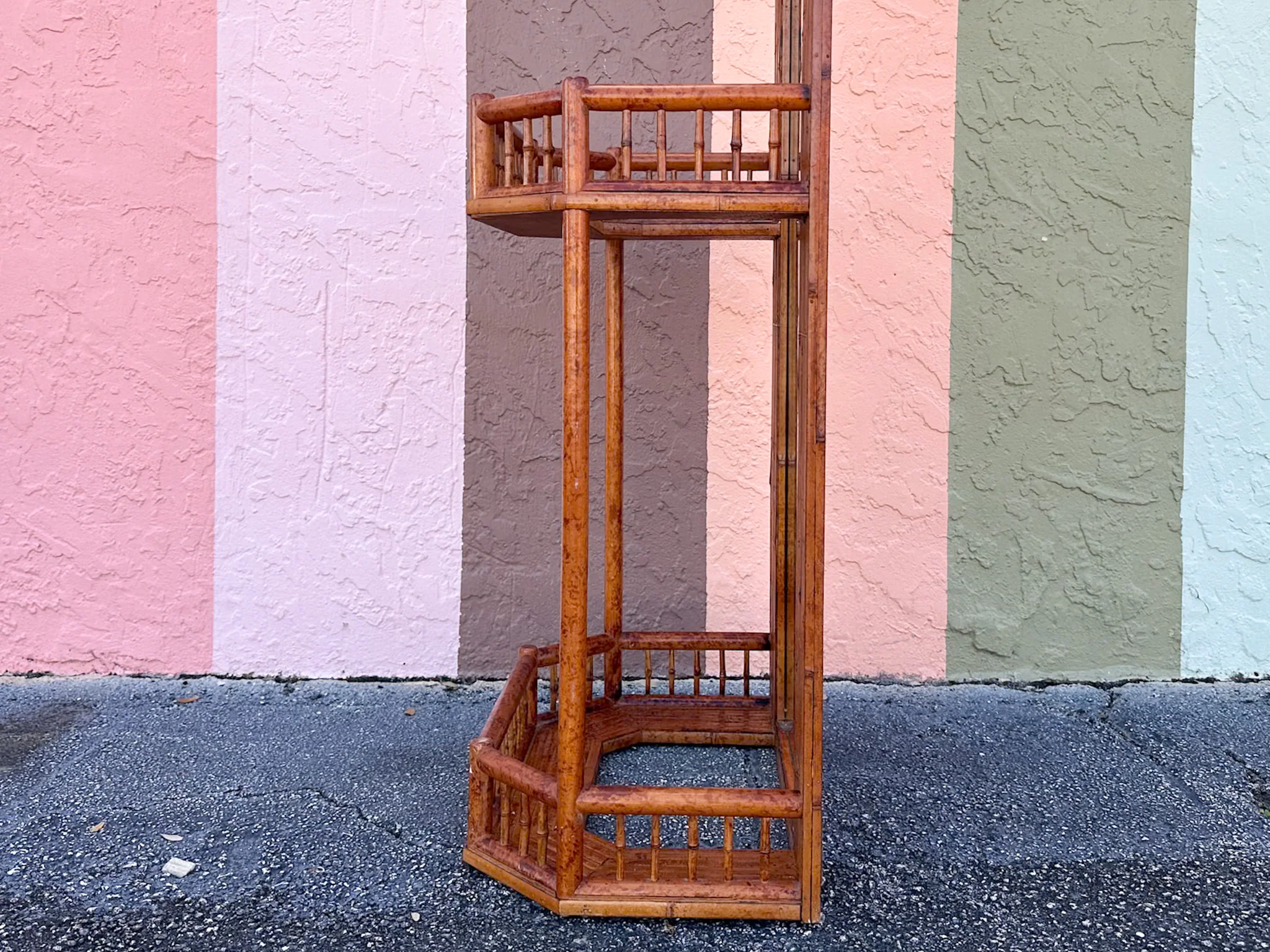 Island Chic Bamboo Hall Tree - Image 8