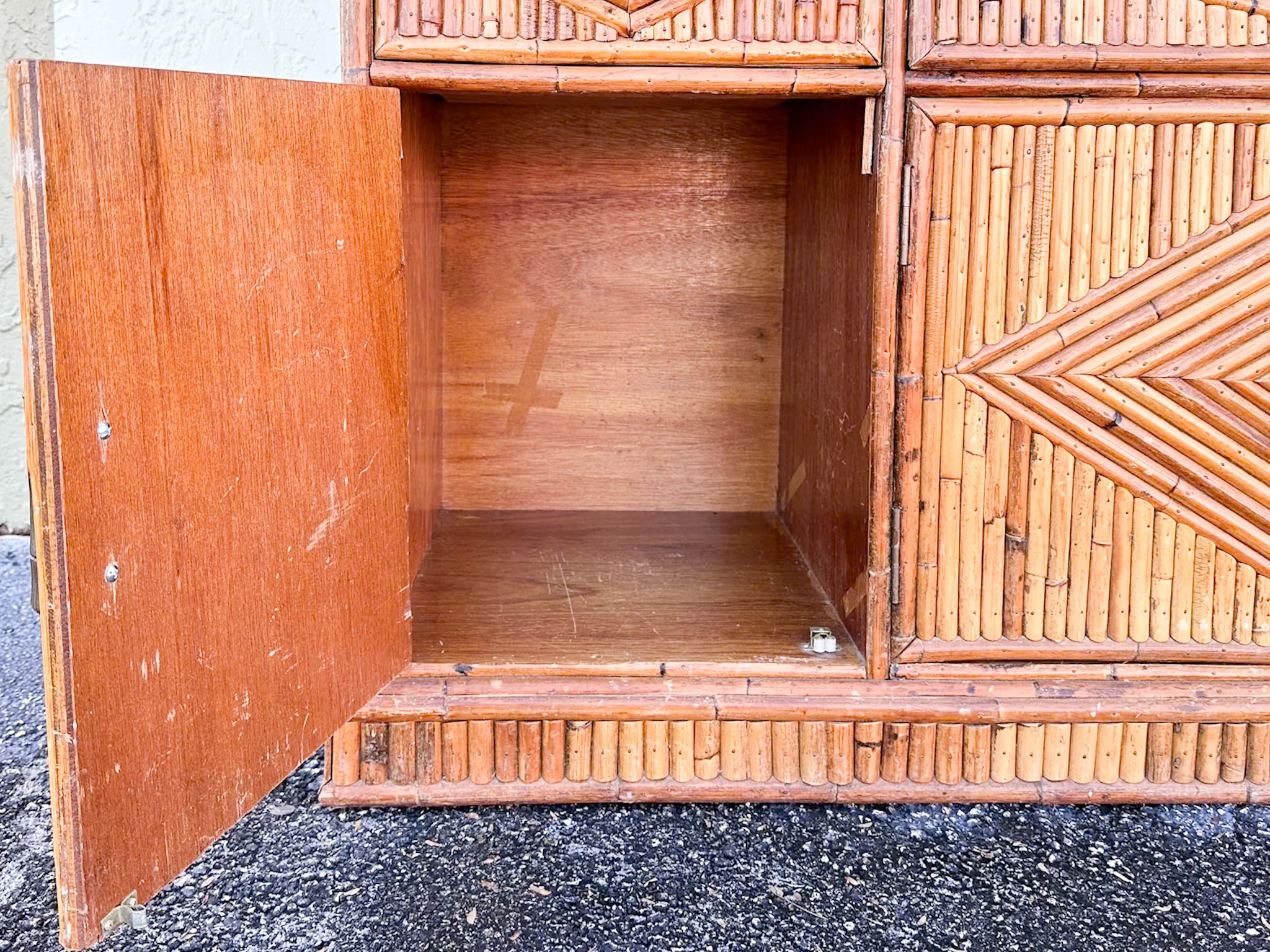 Island Chic Bamboo Pagoda Cabinet - Image 20