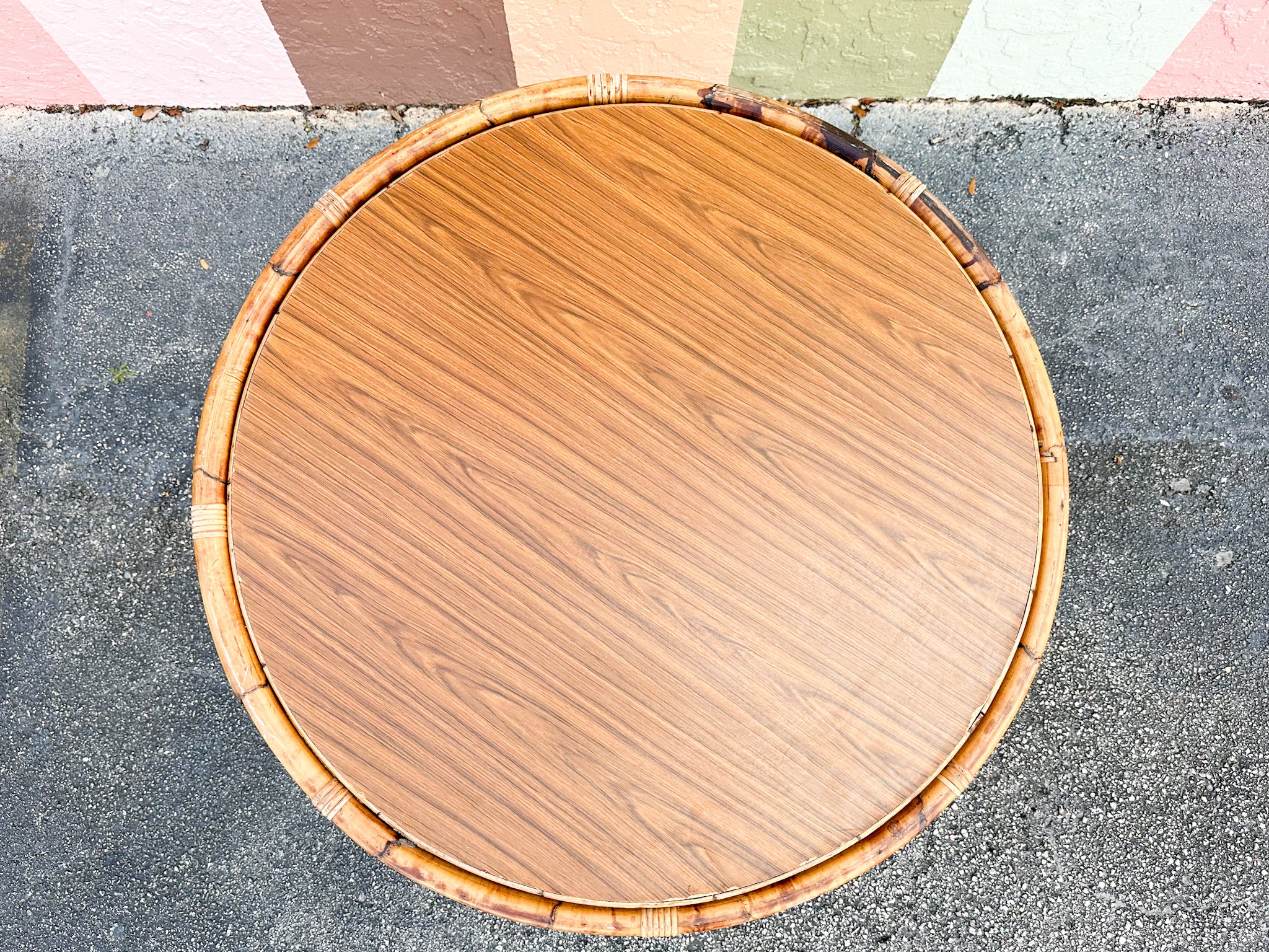 Island Chic Flip Top Rattan Game Table - Image 4