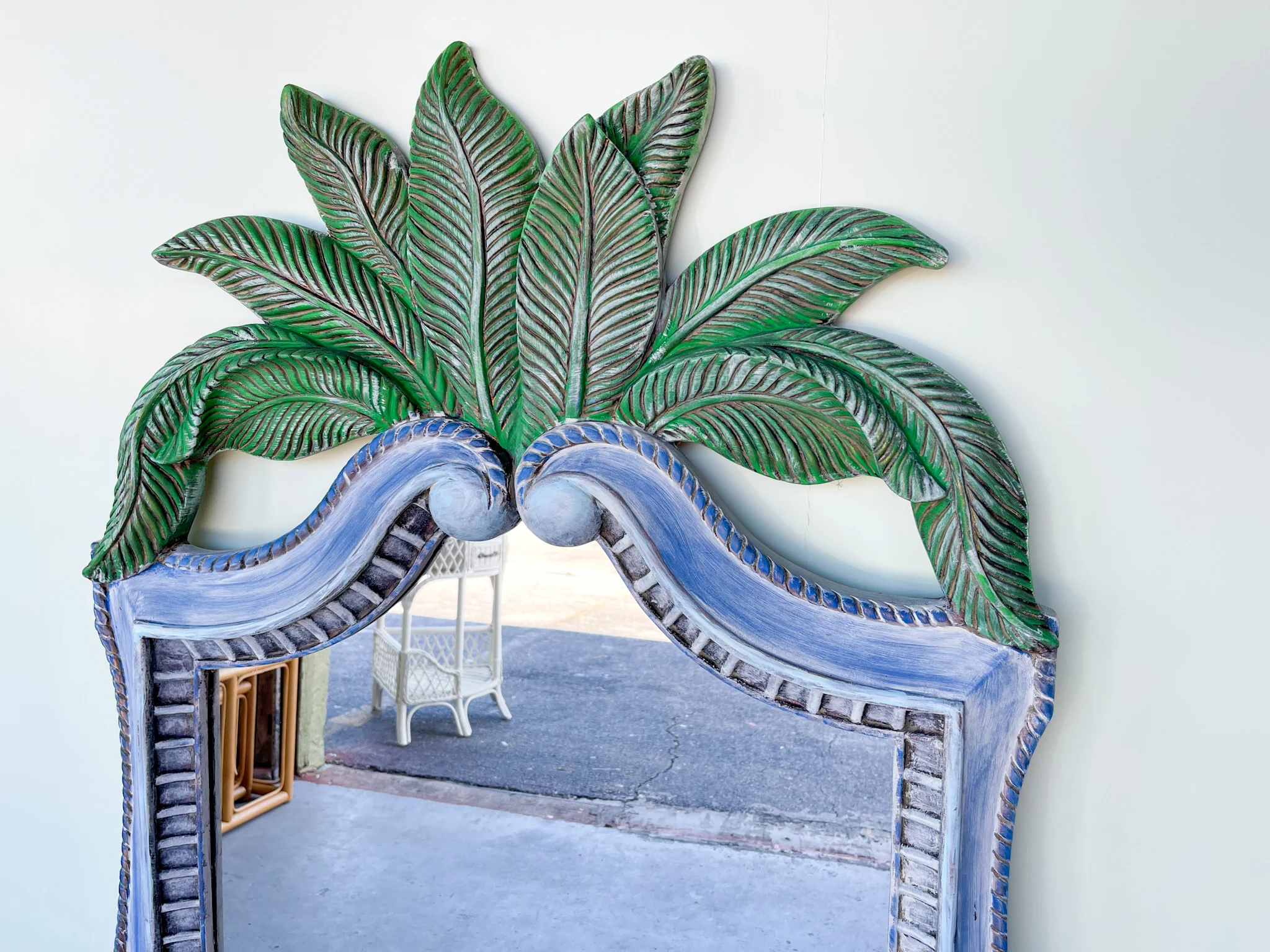 Island Chic Palm Frond Mirror - Image 4