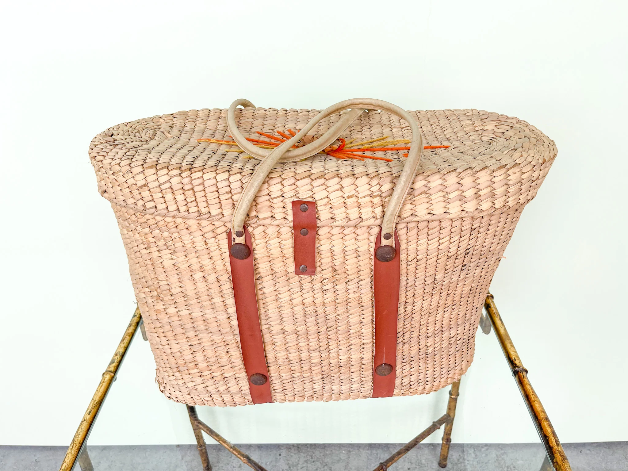 Island Chic Raffia Bag - Image 3