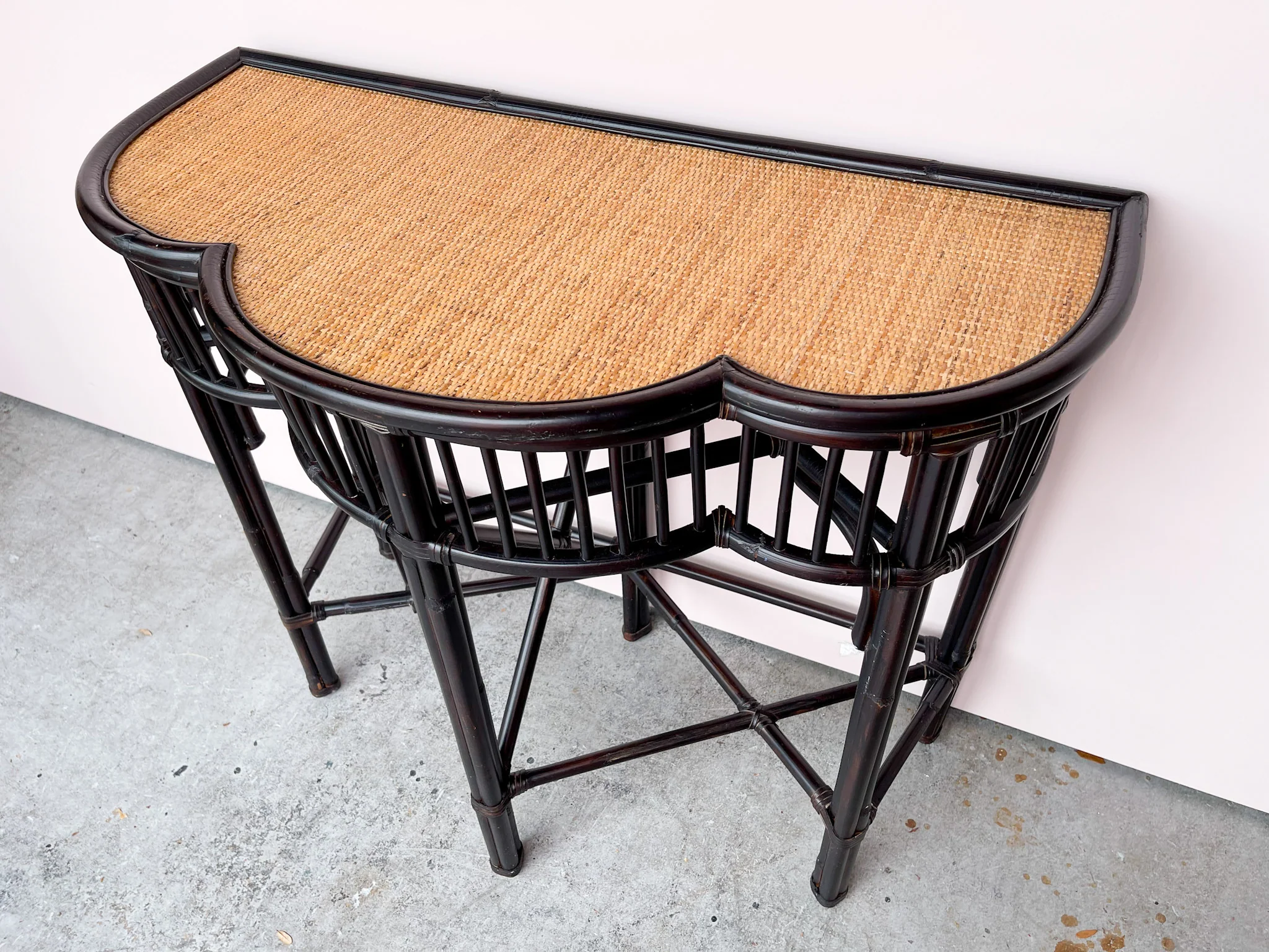 Island Chic Rattan and Seagrass Console - Image 2