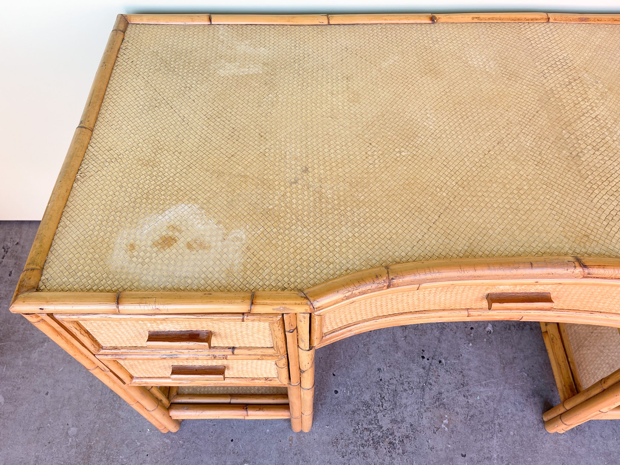 Island Chic Rattan Desk - Image 2