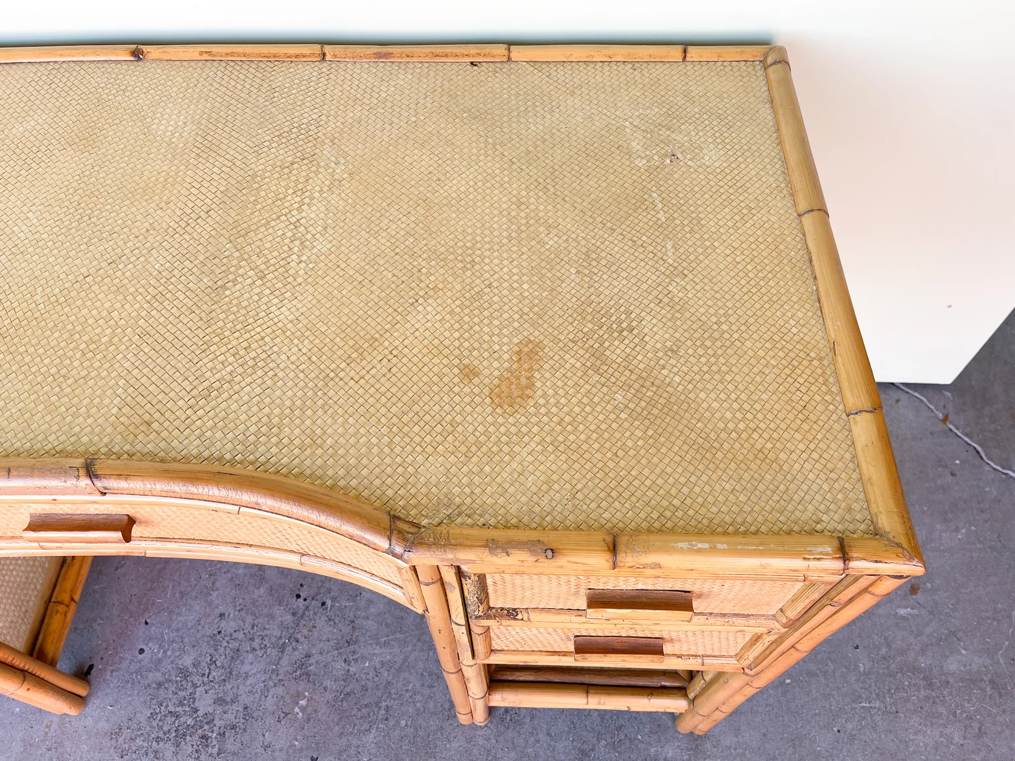 Island Chic Rattan Desk - Image 4