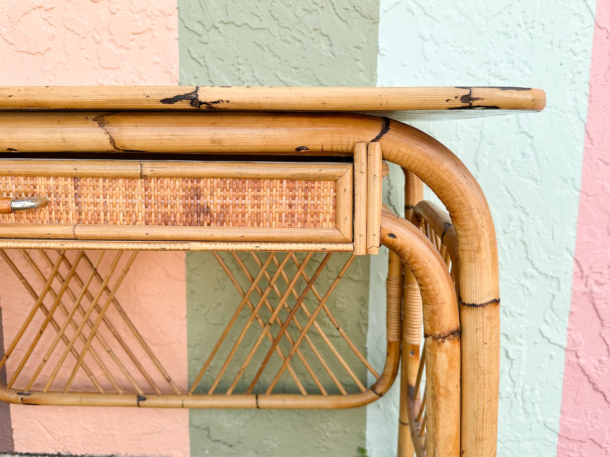 Island Chic Rattan Desk - Image 11