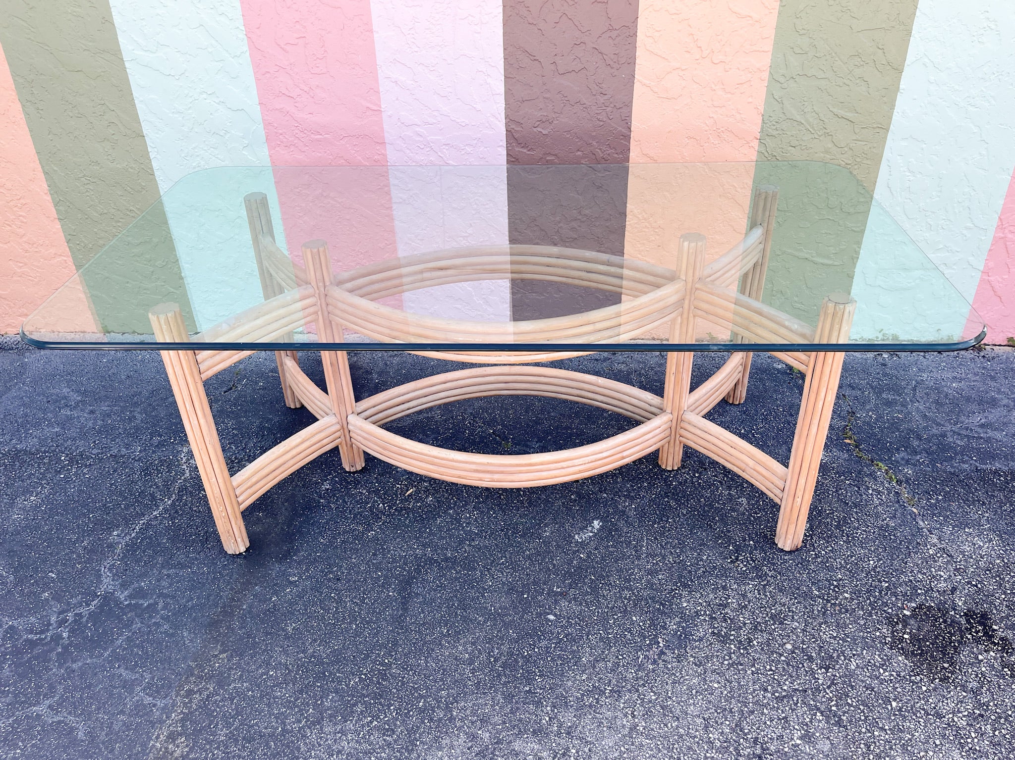 Island Chic Rattan Dining Table - Image 2