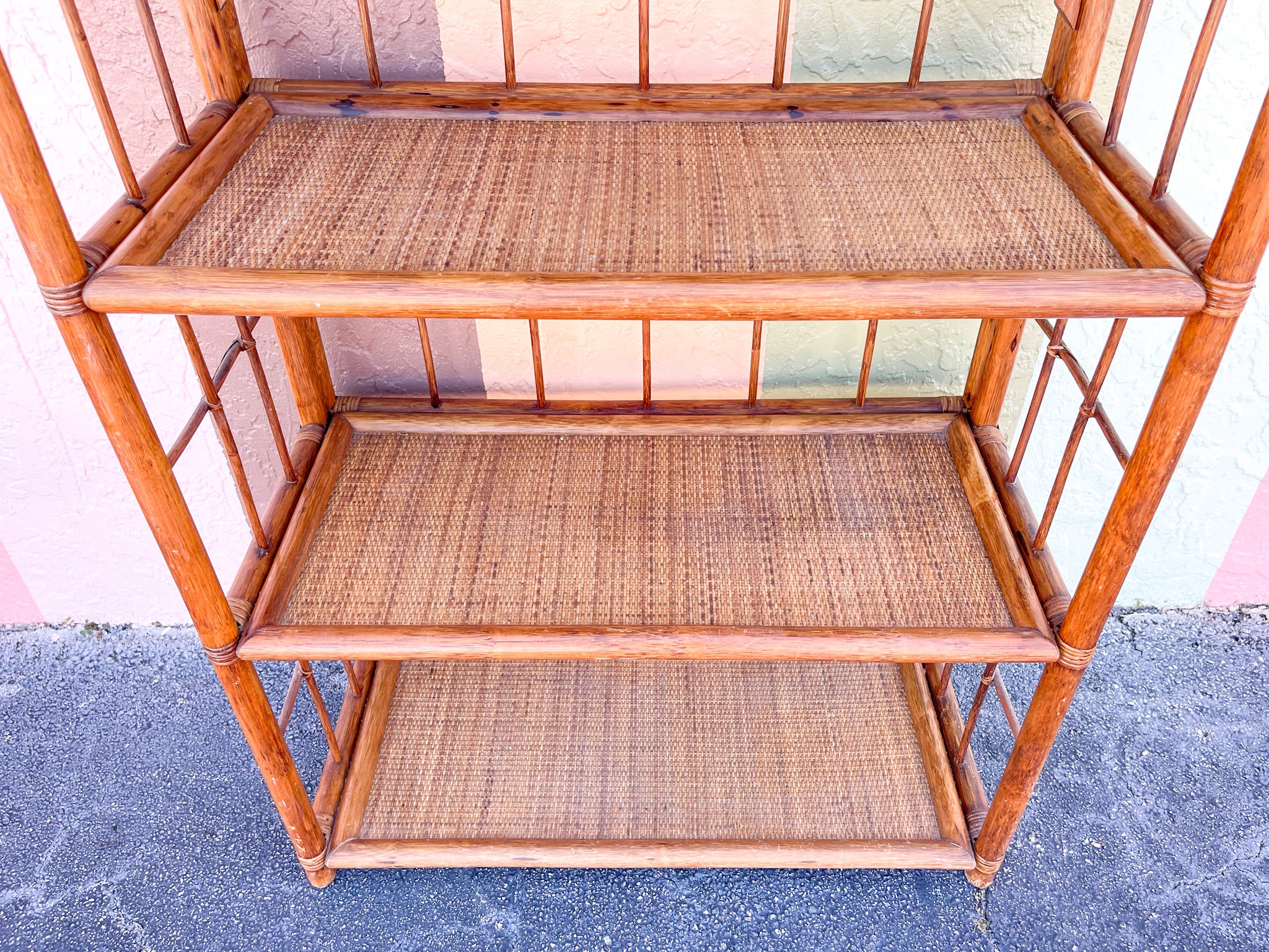 Island Chic Rattan Etagere - Image 6