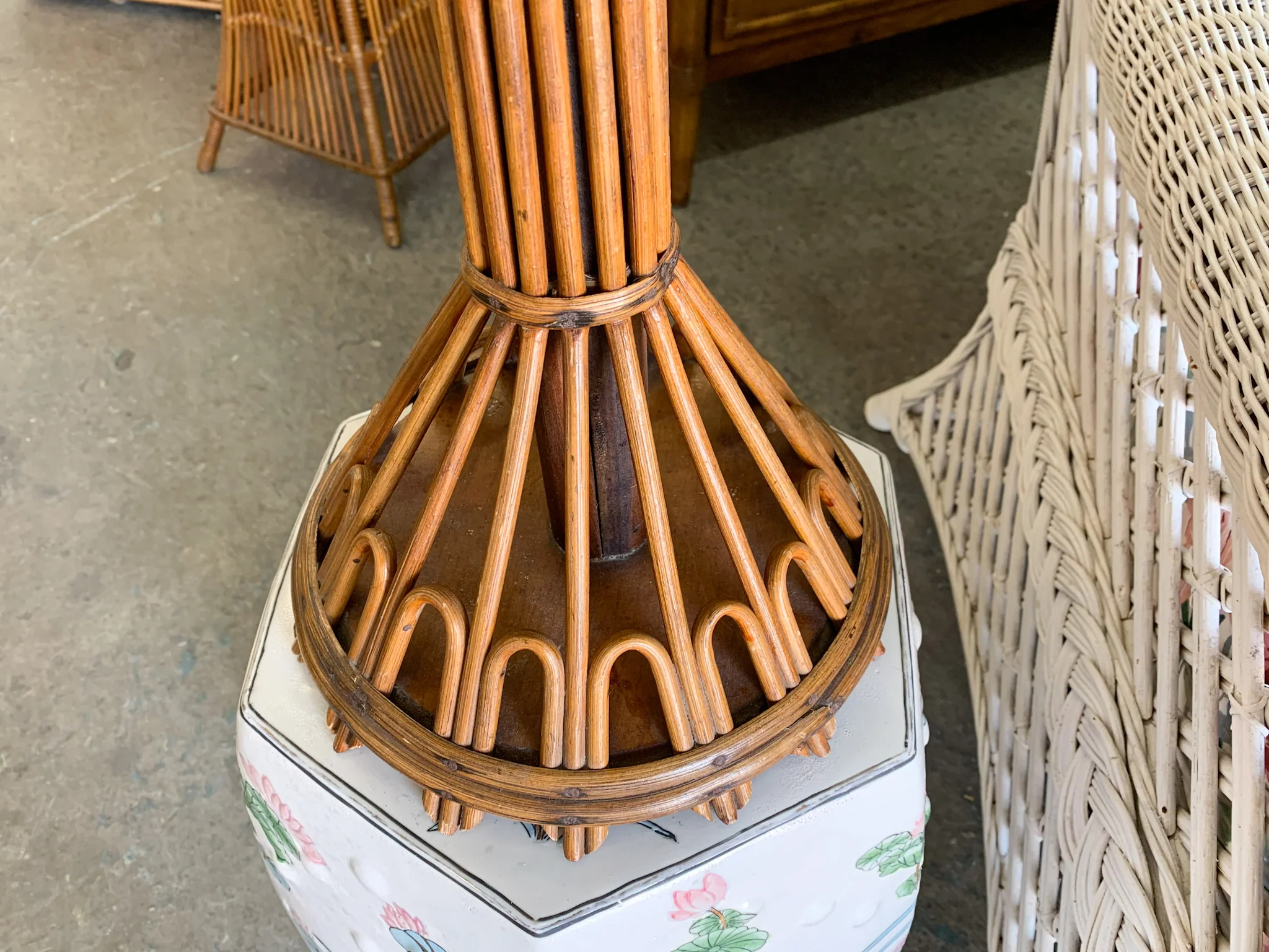 Island Chic Rattan Lamp - Image 2
