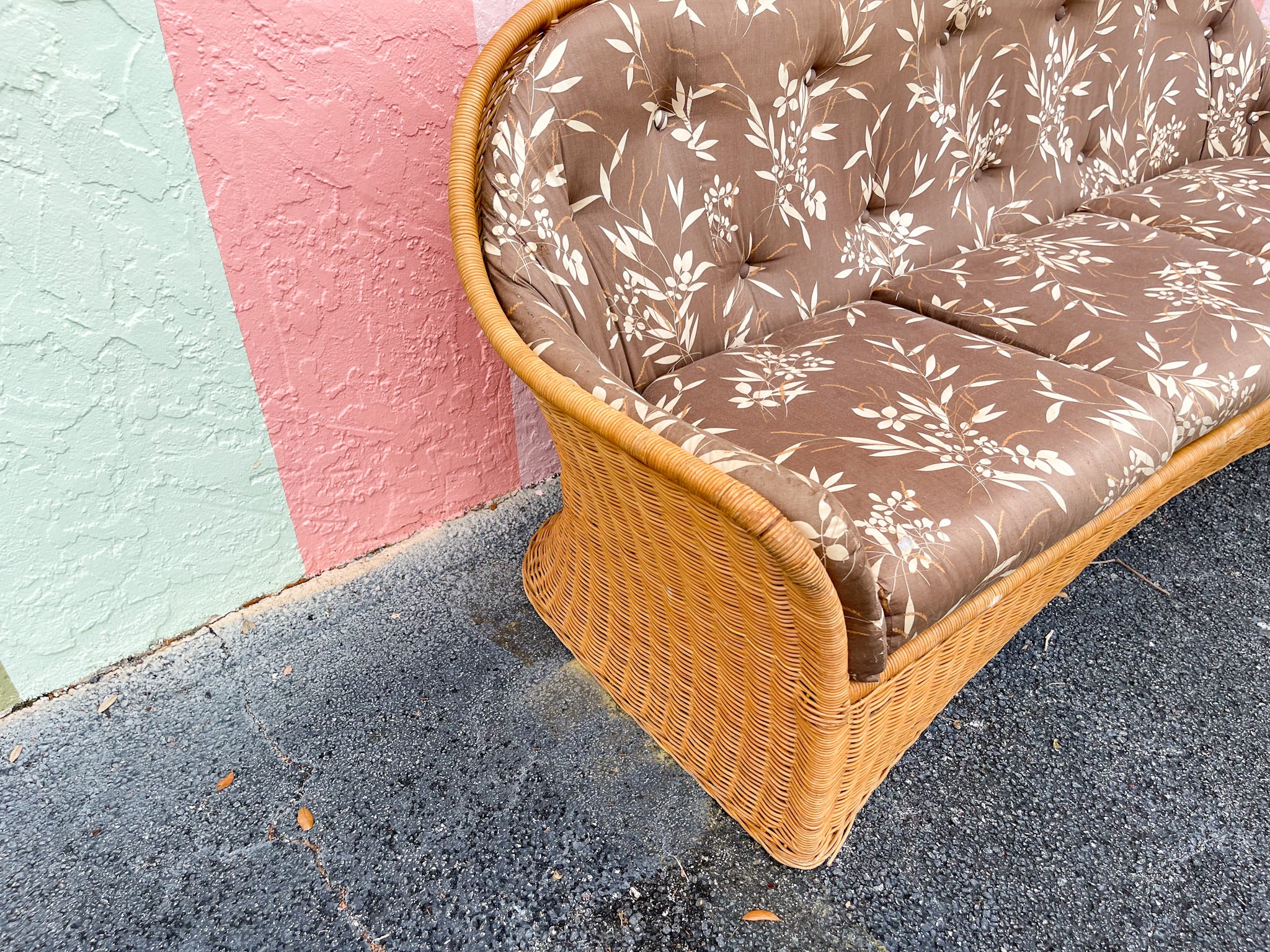 Island Chic Rattan Sofa - Image 2
