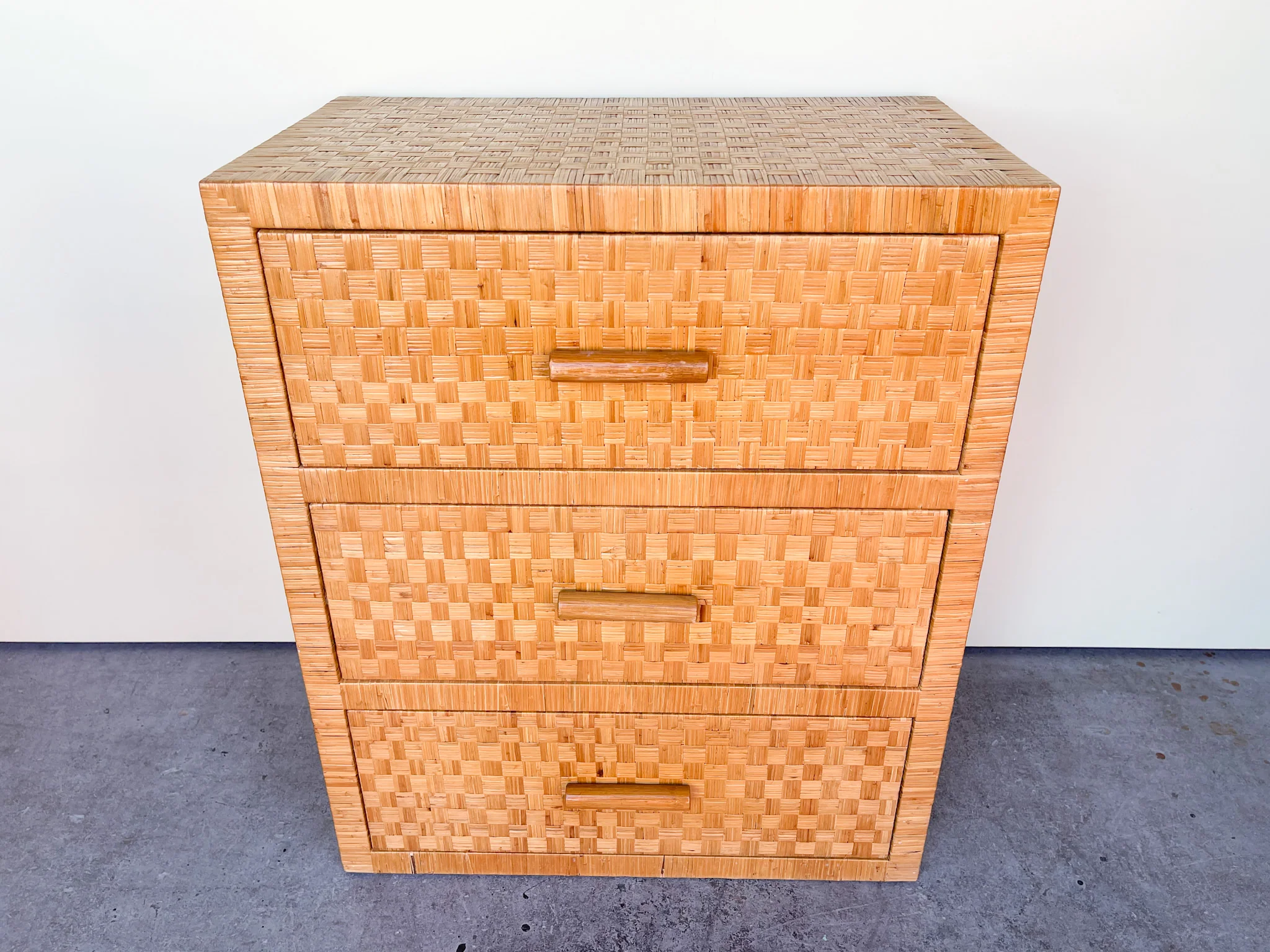 Island Chic Woven Rattan Chest - Image 2