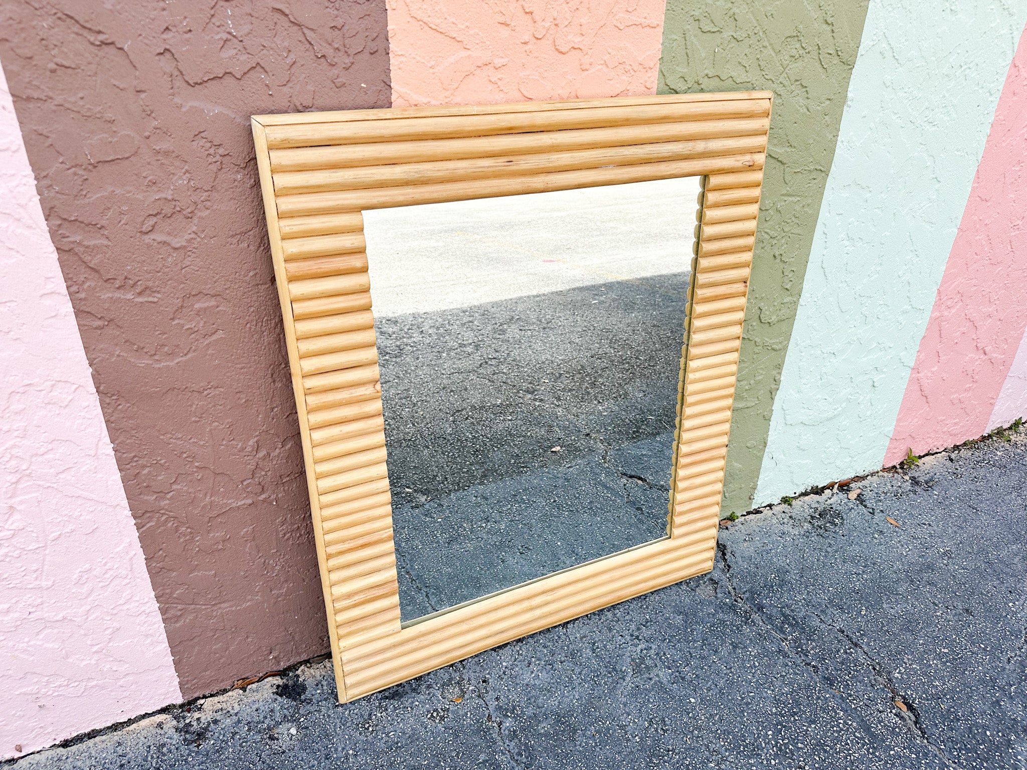 Island Style Bamboo Mirror - Image 5