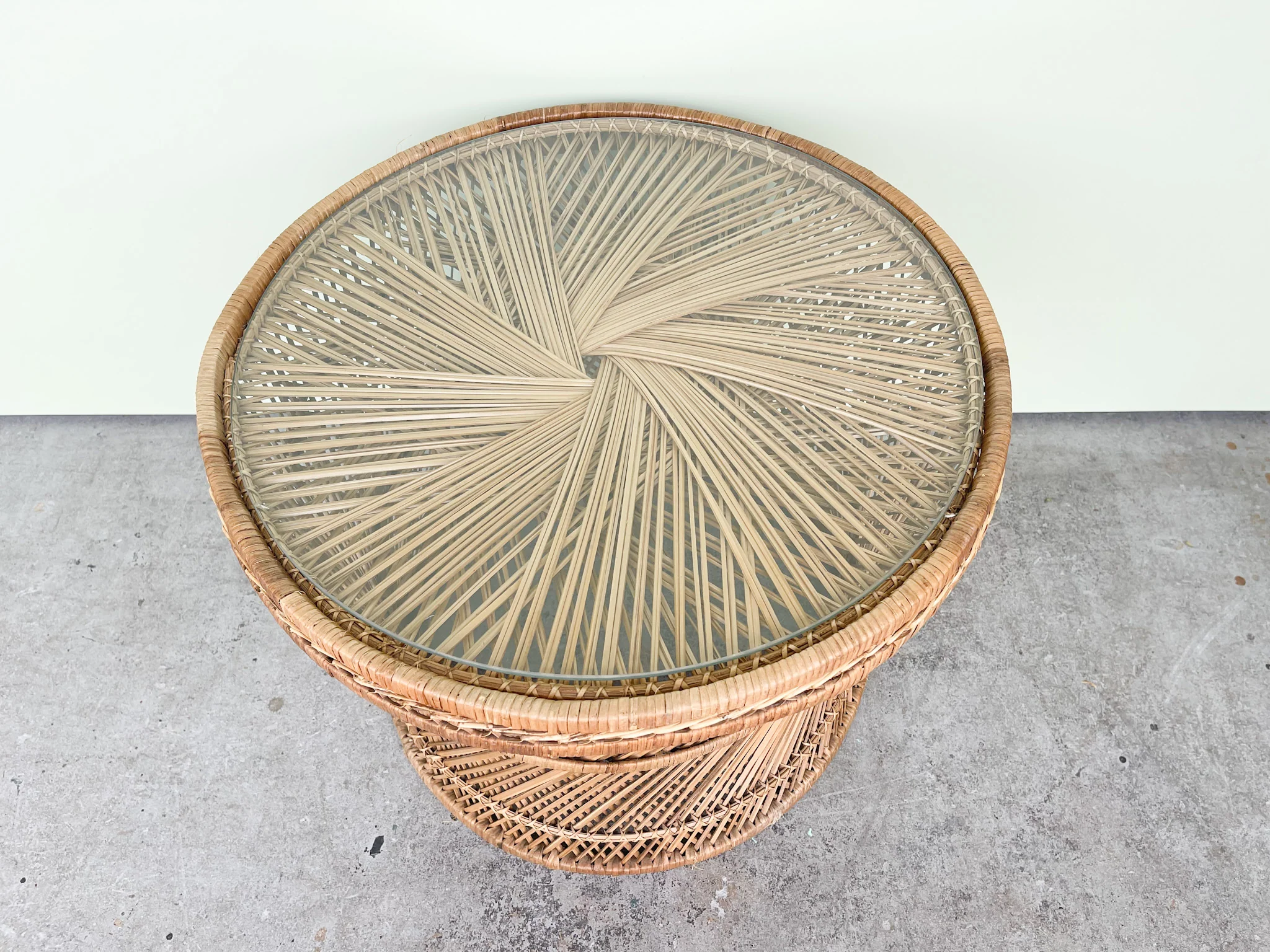 Island Style Drum Side Table - Image 2