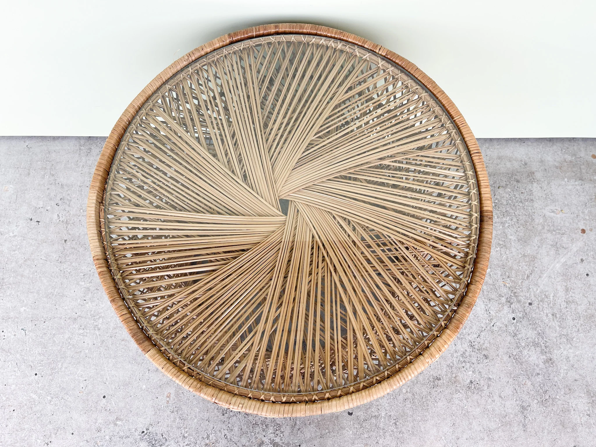 Island Style Drum Side Table - Image 4