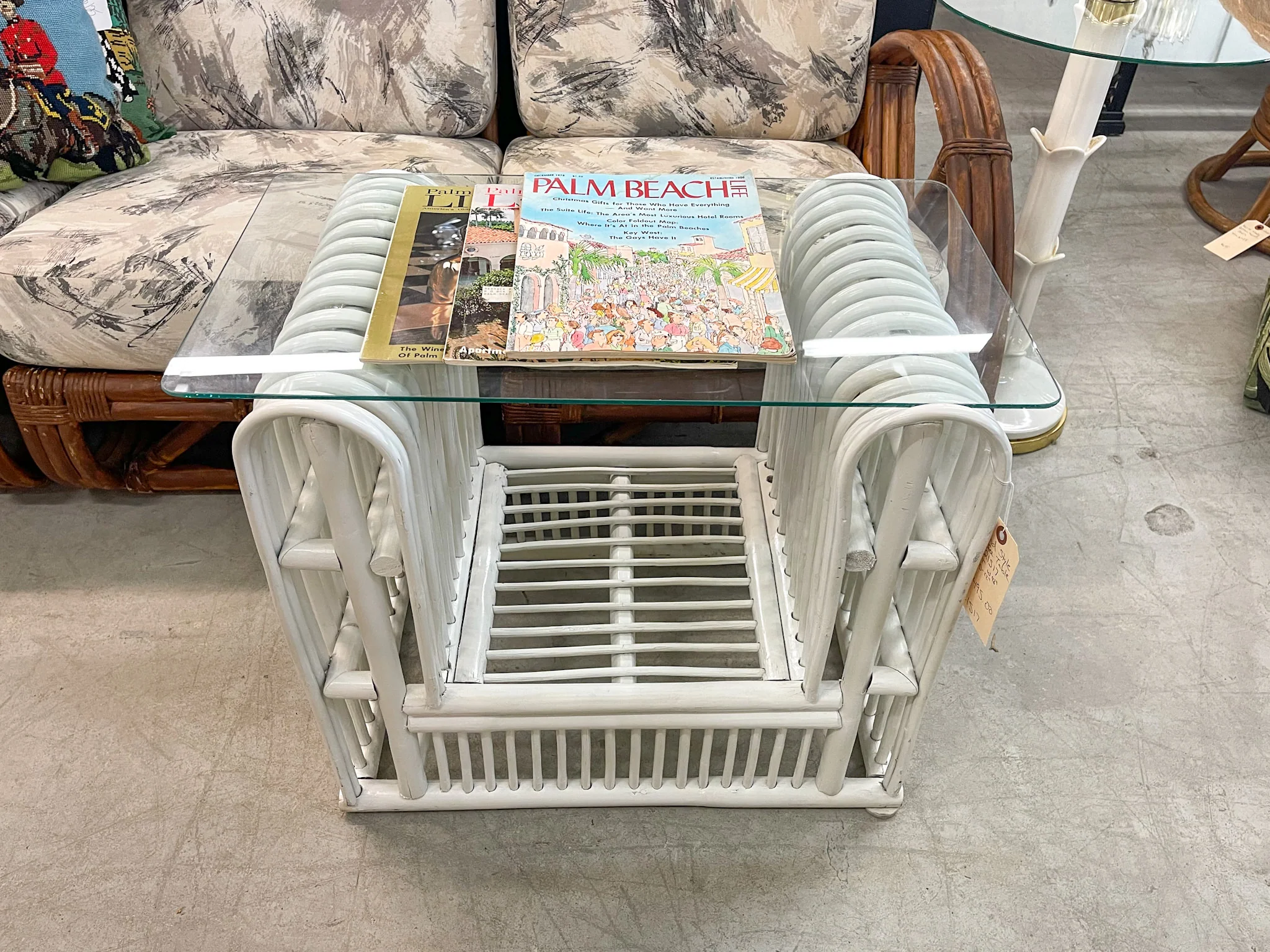 Island Style Bamboo End Table - Image 2