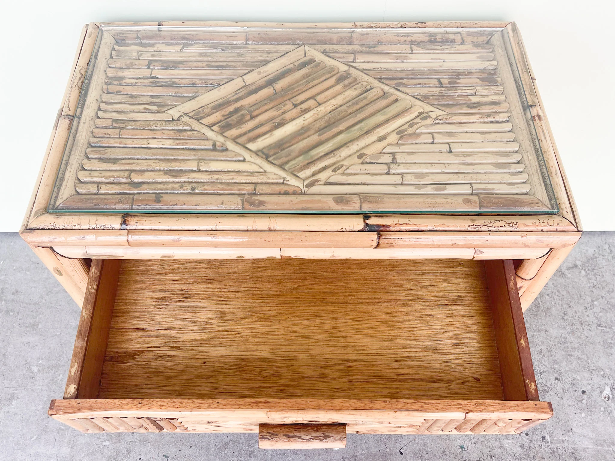 Island Style Bamboo Nightstand - Image 5
