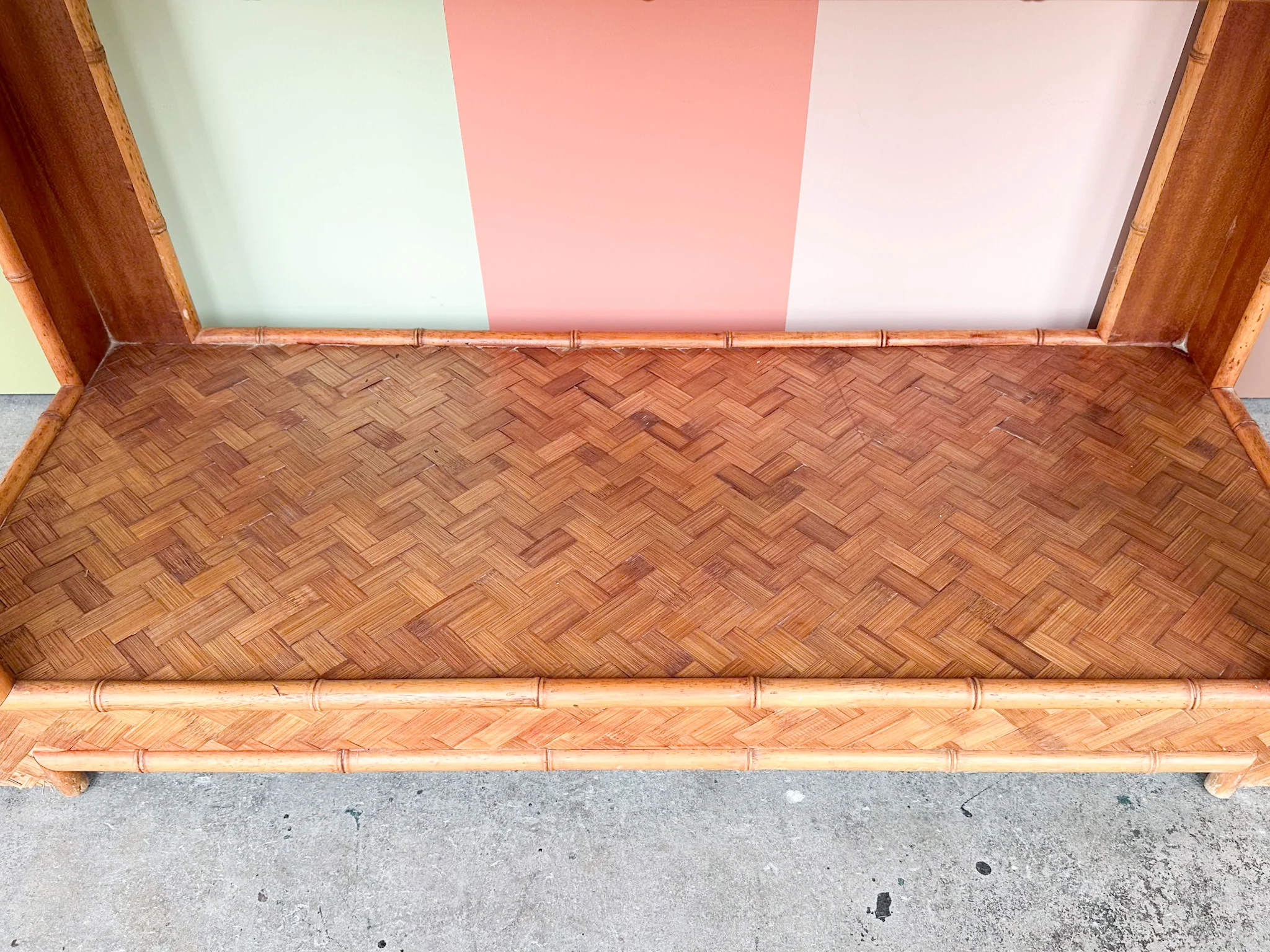 Island Style Parquet Rattan Bar - Image 2