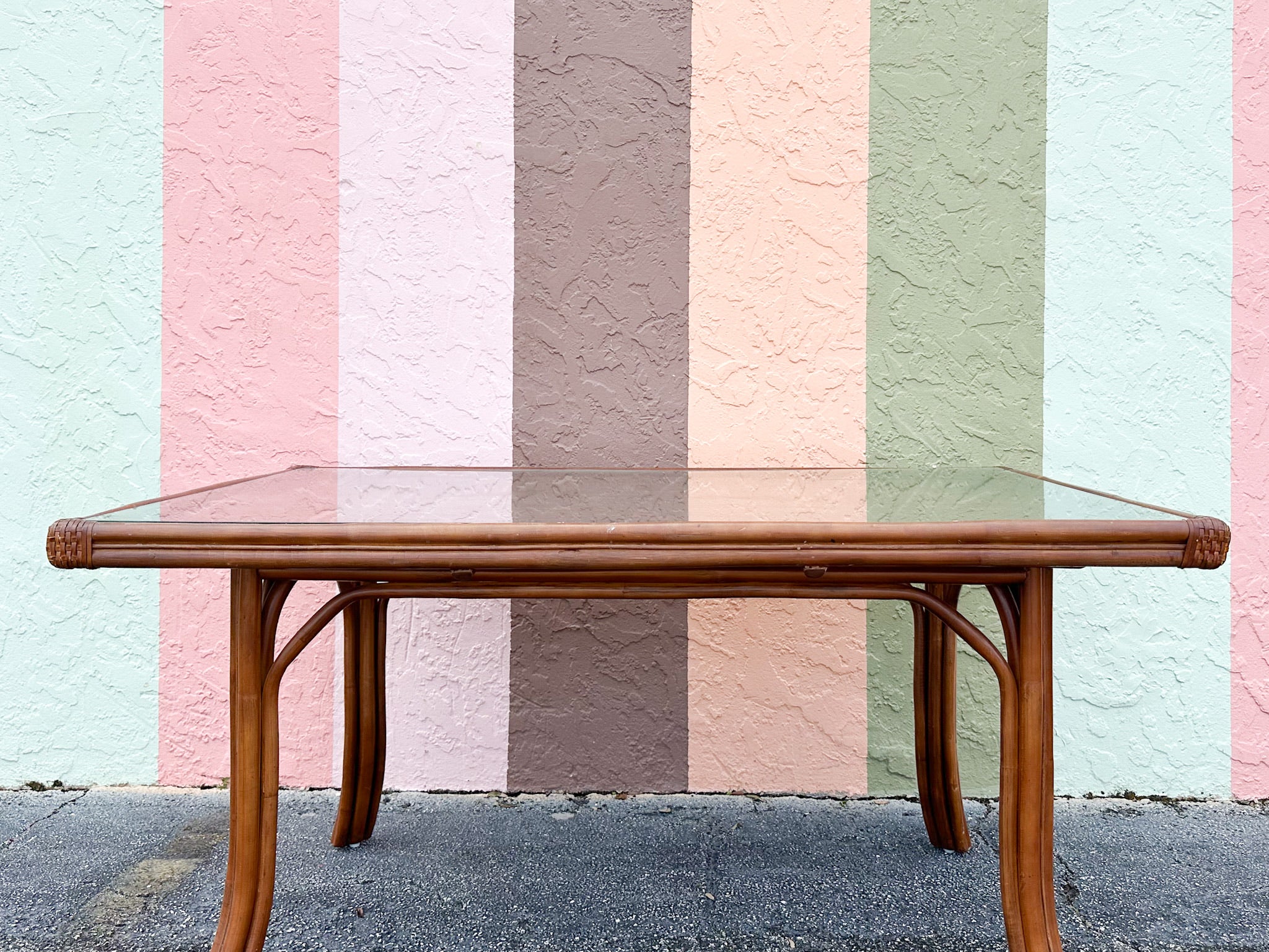 Island Style Rattan Table and Four Chairs - Image 5