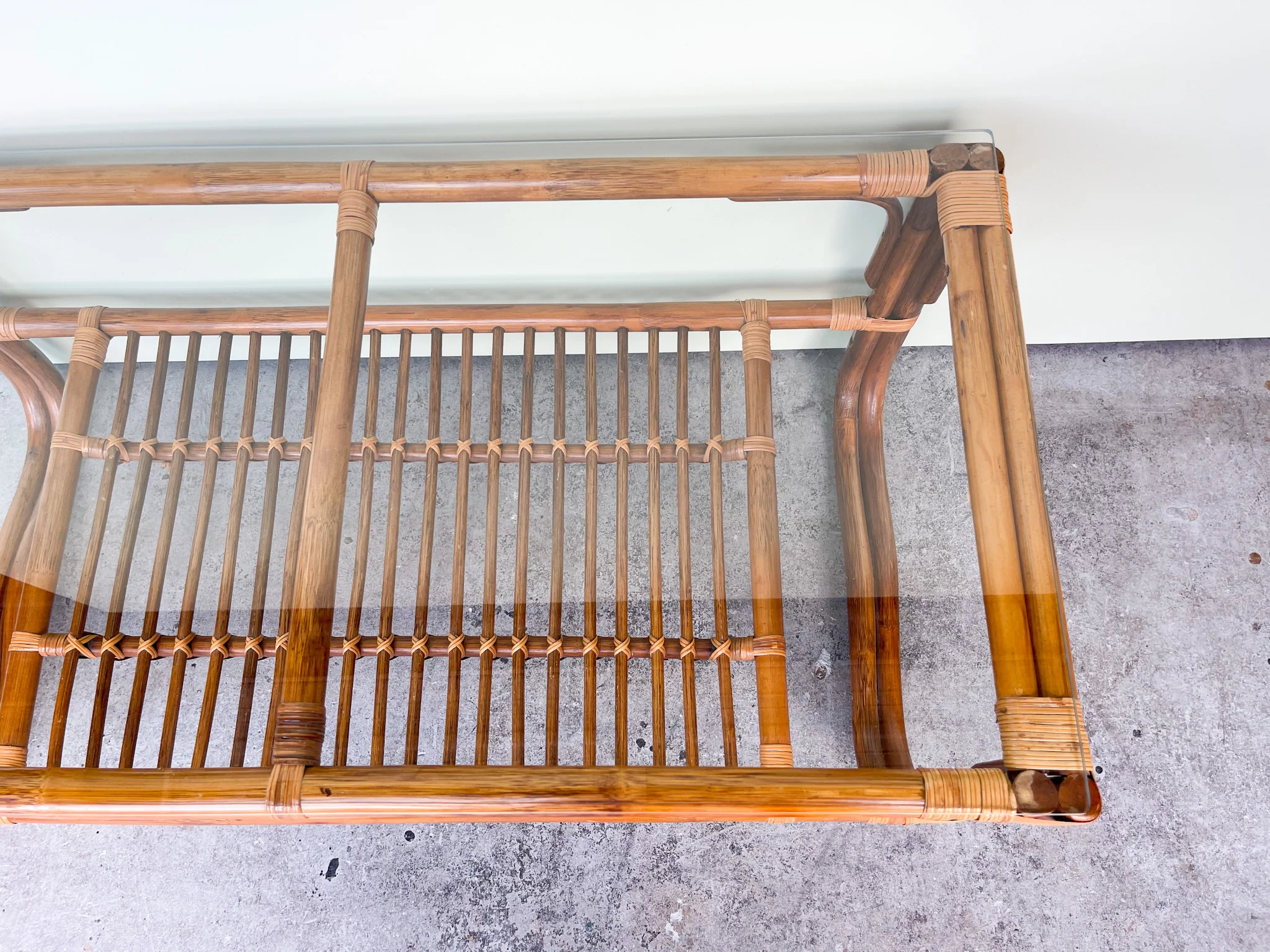 Island Style Rattan Coffee Table - Image 4