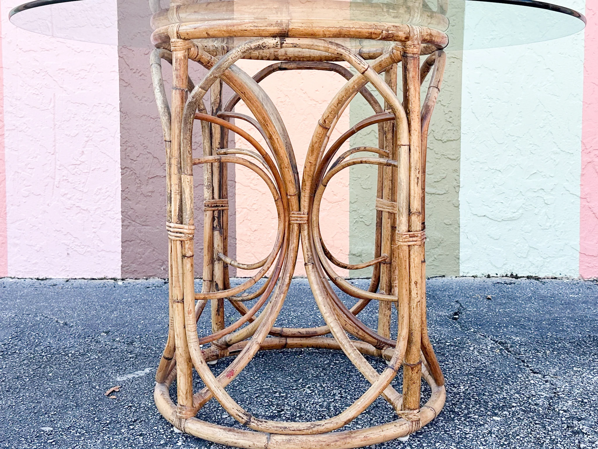 Island Style Rattan Dining Table - Image 10