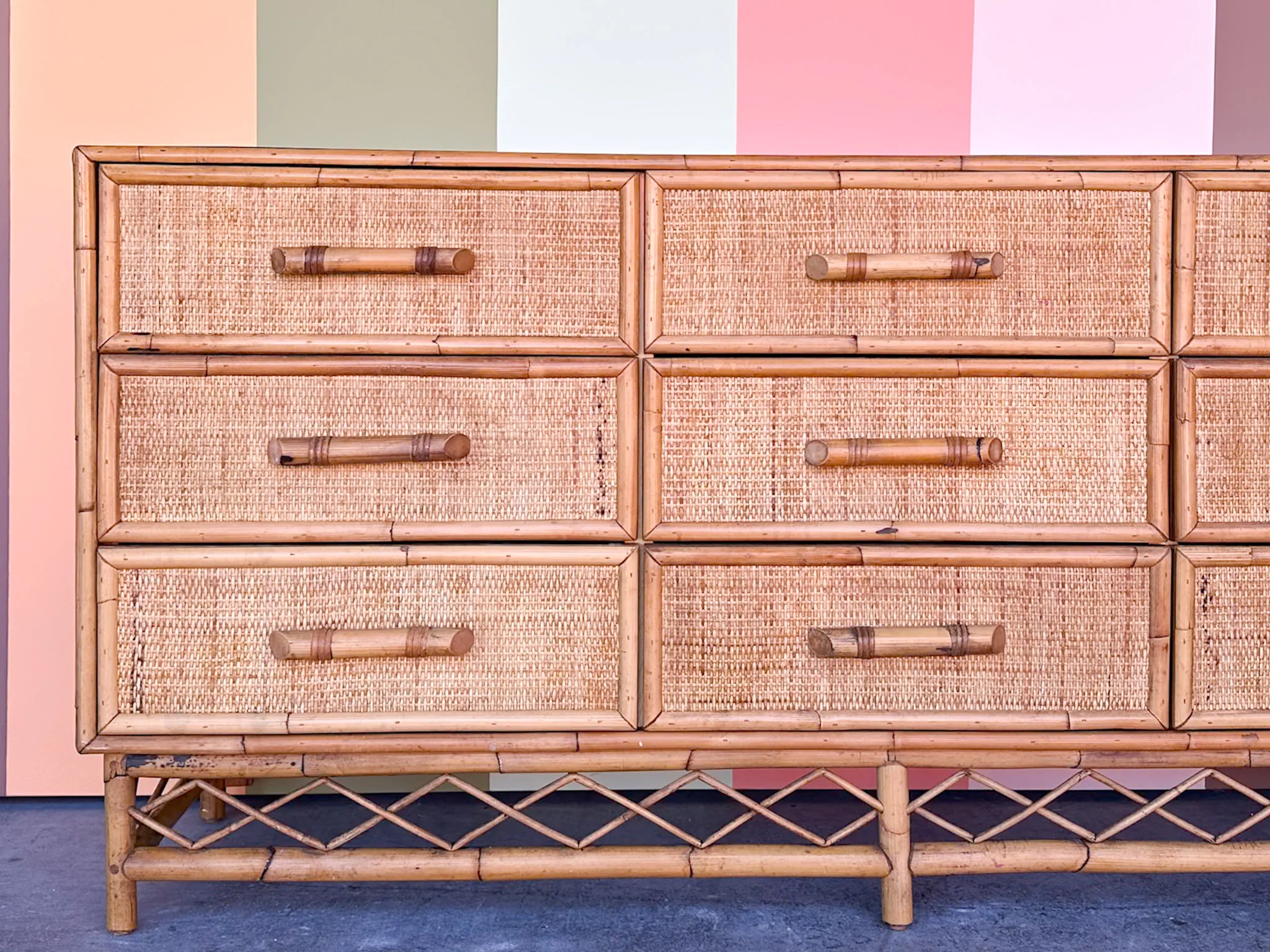 Island Style Rattan Dresser - Image 3