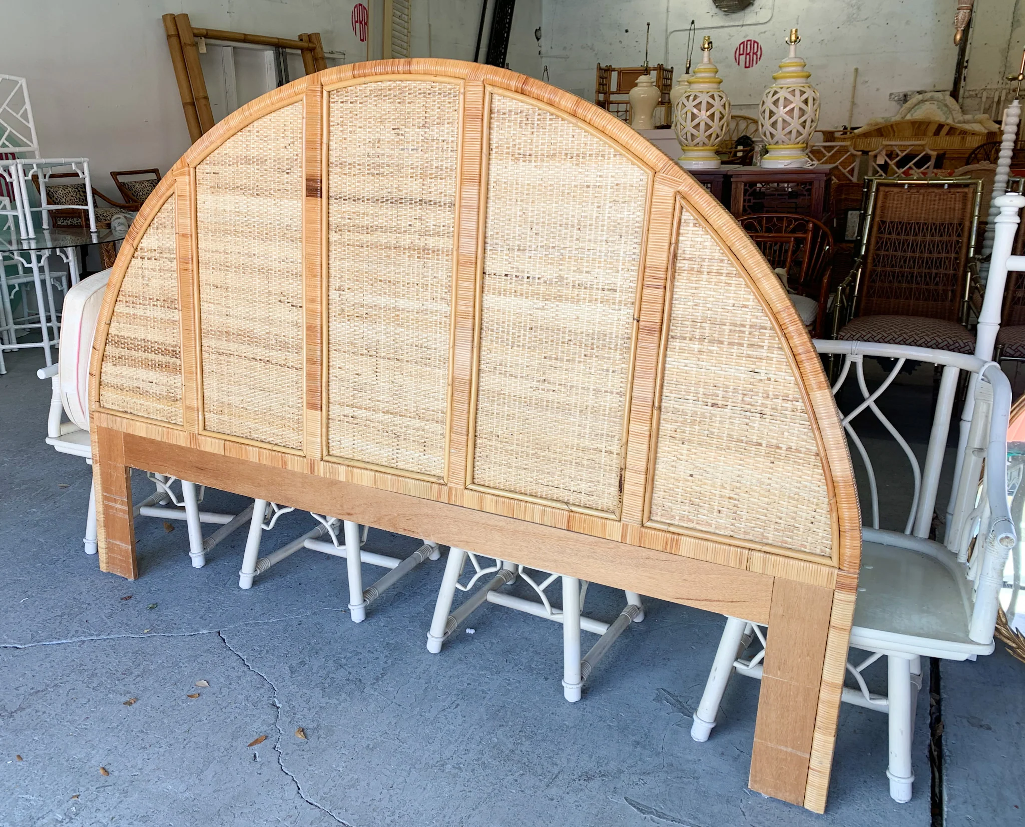 Island Style Rattan King Headboard - Image 2
