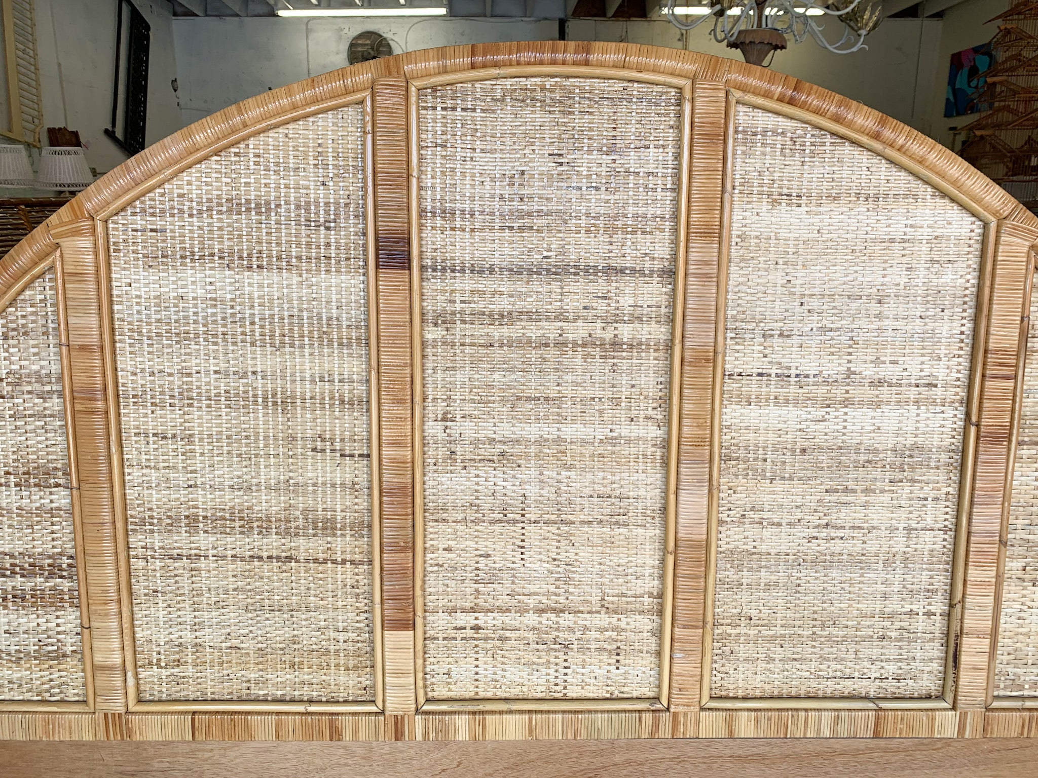 Island Style Rattan King Headboard - Image 3