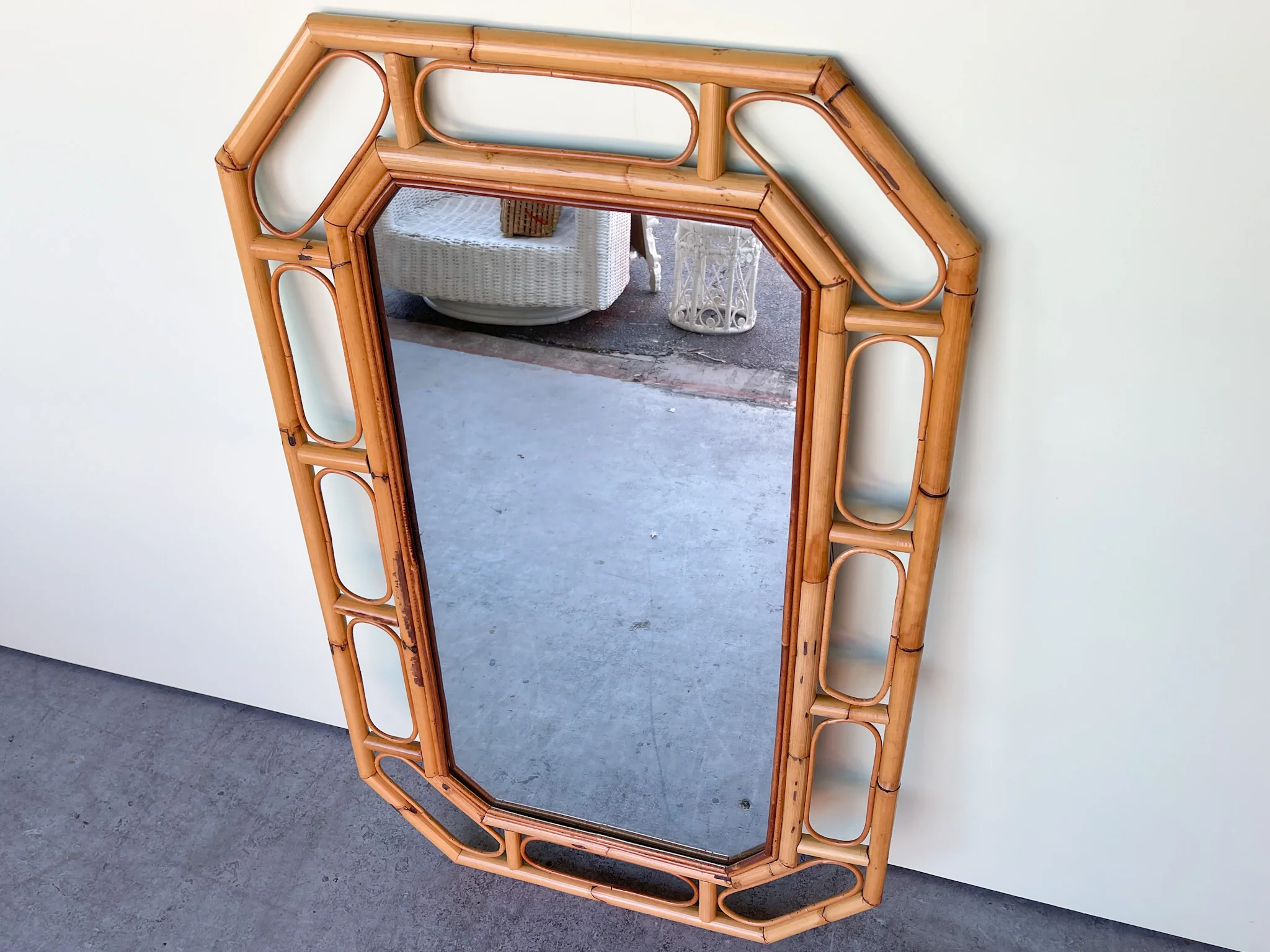 Island Style Rattan Mirror - Image 5