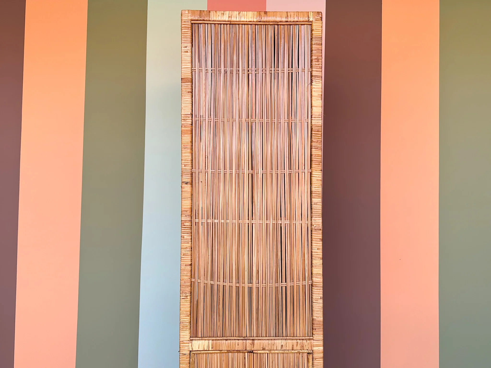 Island Style Rattan Wrapped Cabinet - Image 7