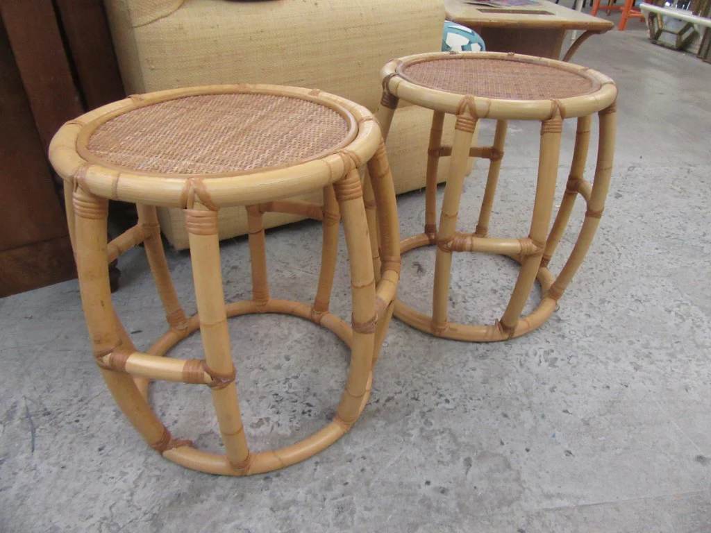 Island Style Wrapped Stools / Tables - Image 3