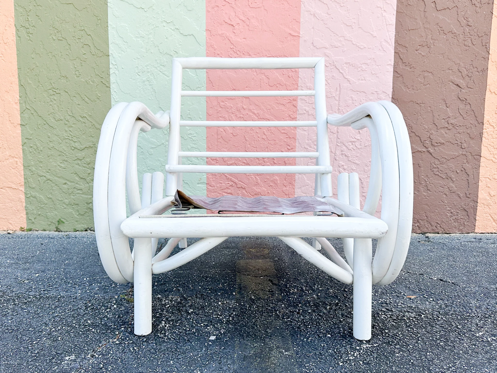 Island Whimsy Rattan Lounge Chair and Ottoman - Image 7
