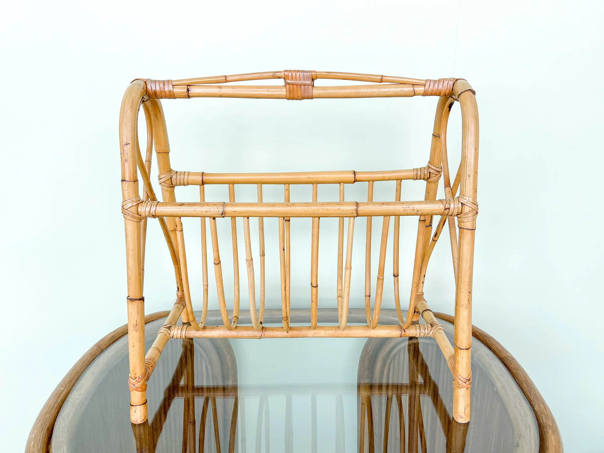 Islandy Rattan Magazine Rack